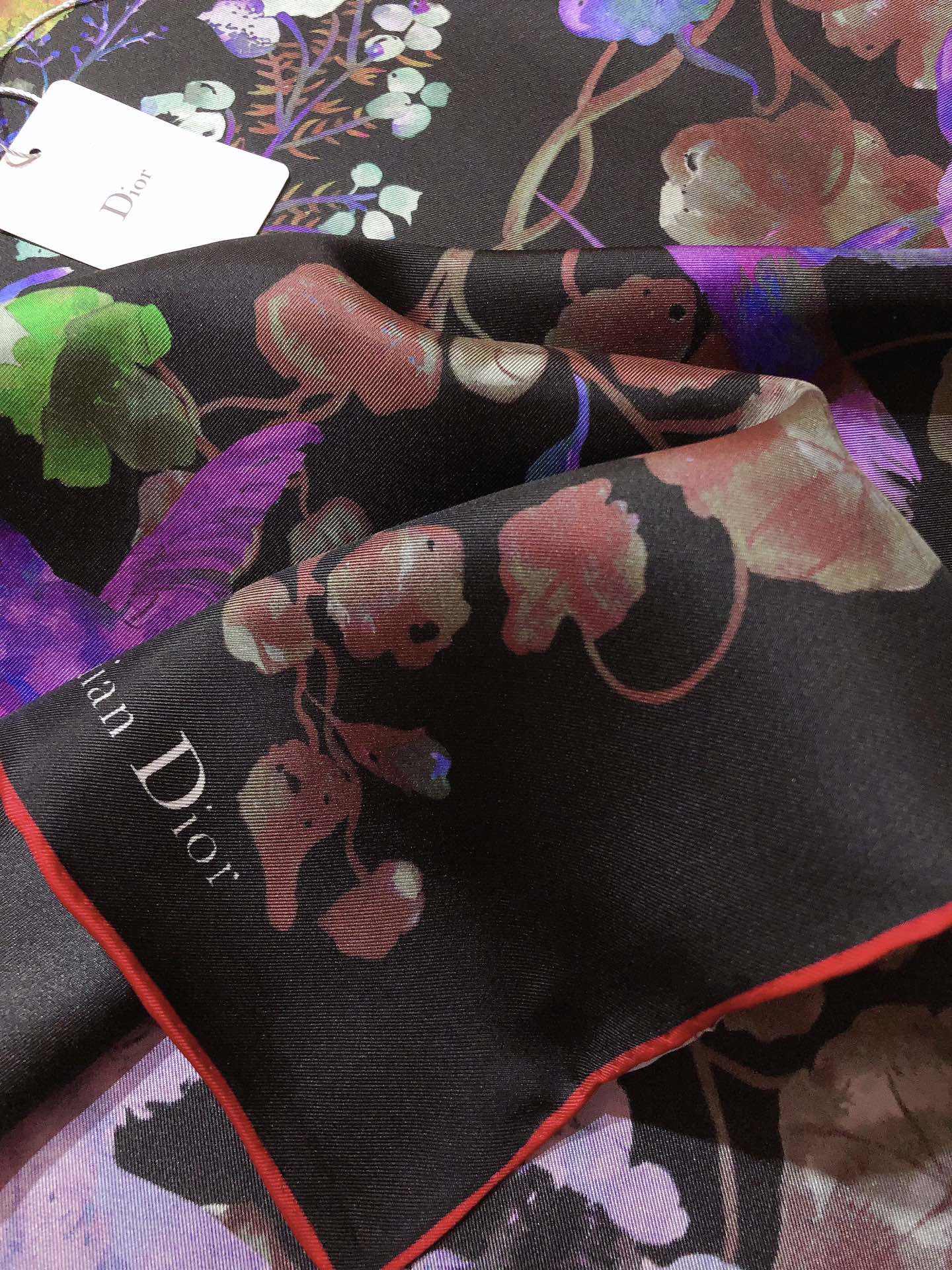 【DIOR  ディオール 】スカーフ90*90cm  241108-BRAND OFF