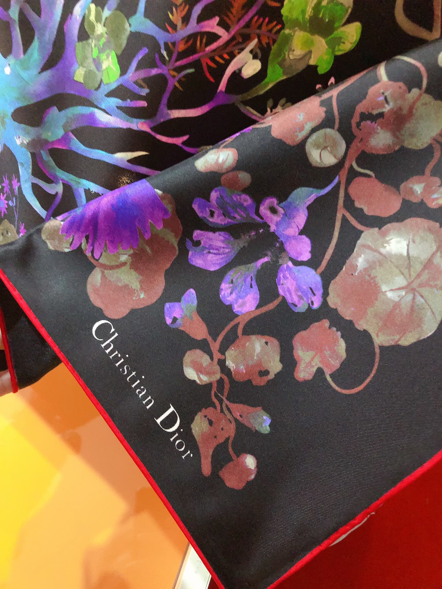 【DIOR  ディオール 】スカーフ90*90cm  241108-BRAND OFF