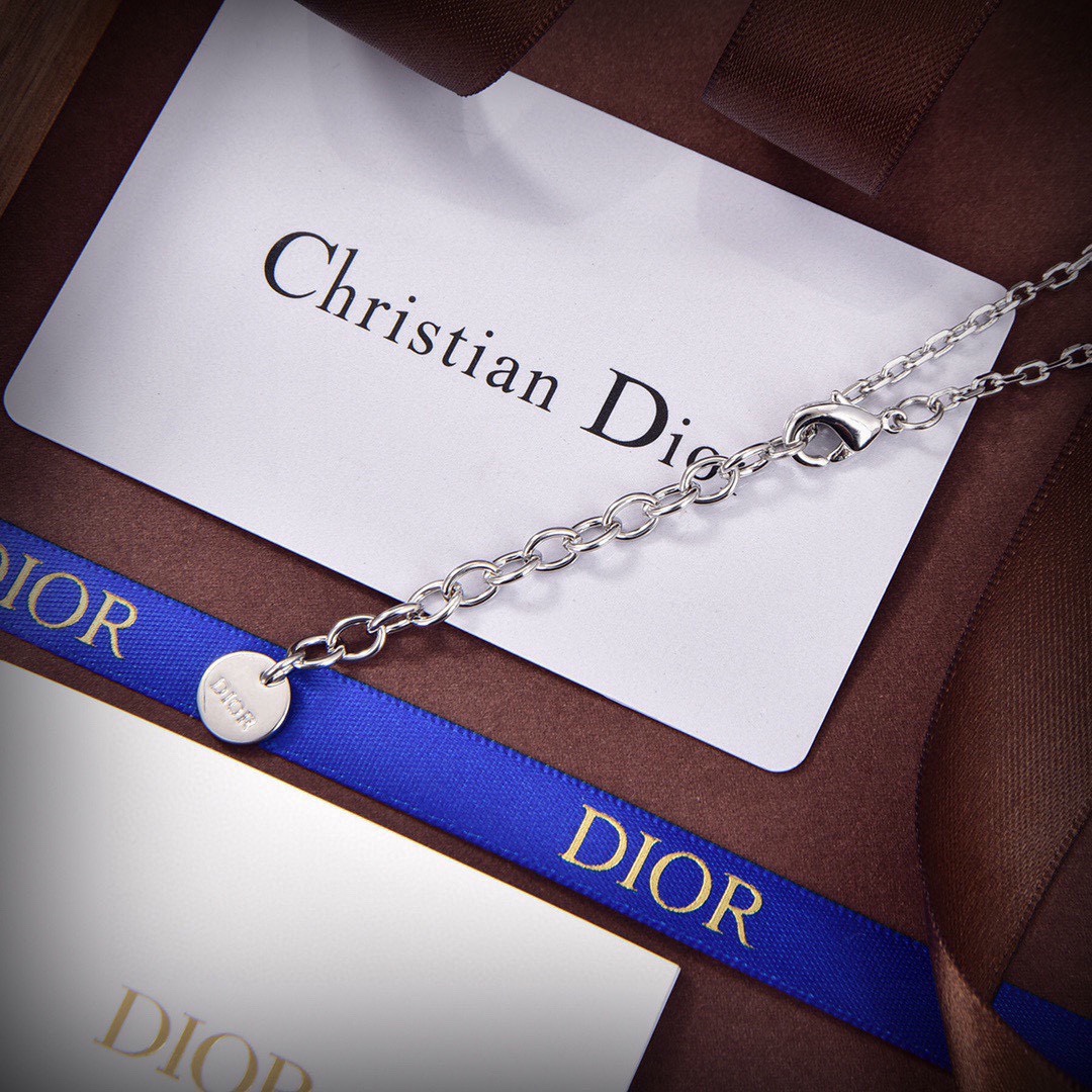 【2026】【DIOR】ネックレス、新しいネックレス万能シンプルファッションオーナメント-BRAND OFF