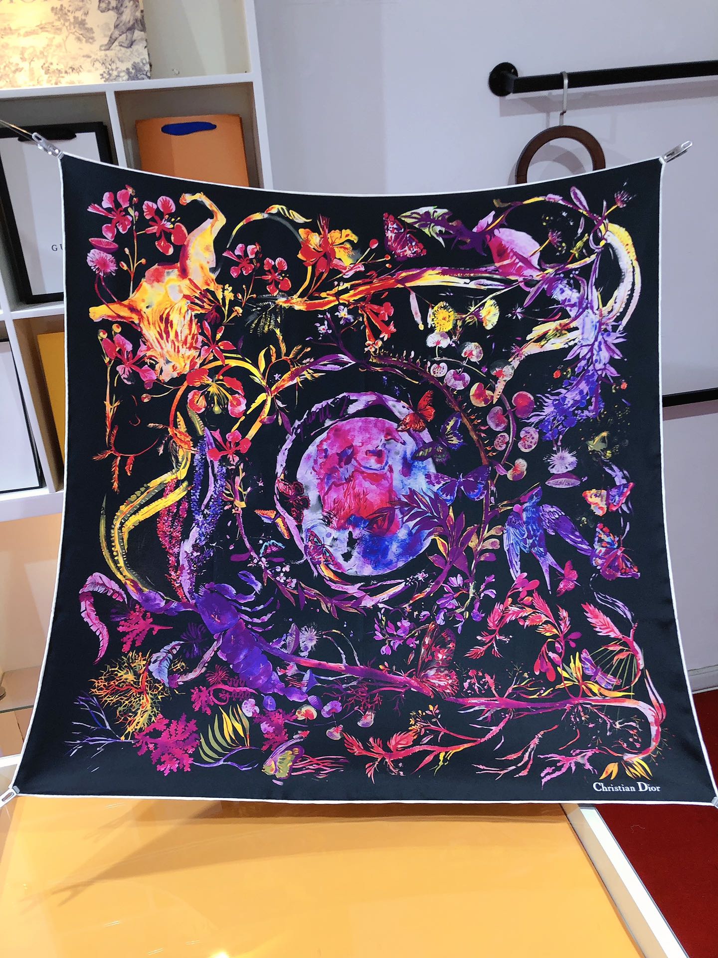 【DIOR  ディオール 】スカーフ90*90cm  241108-BRAND OFF