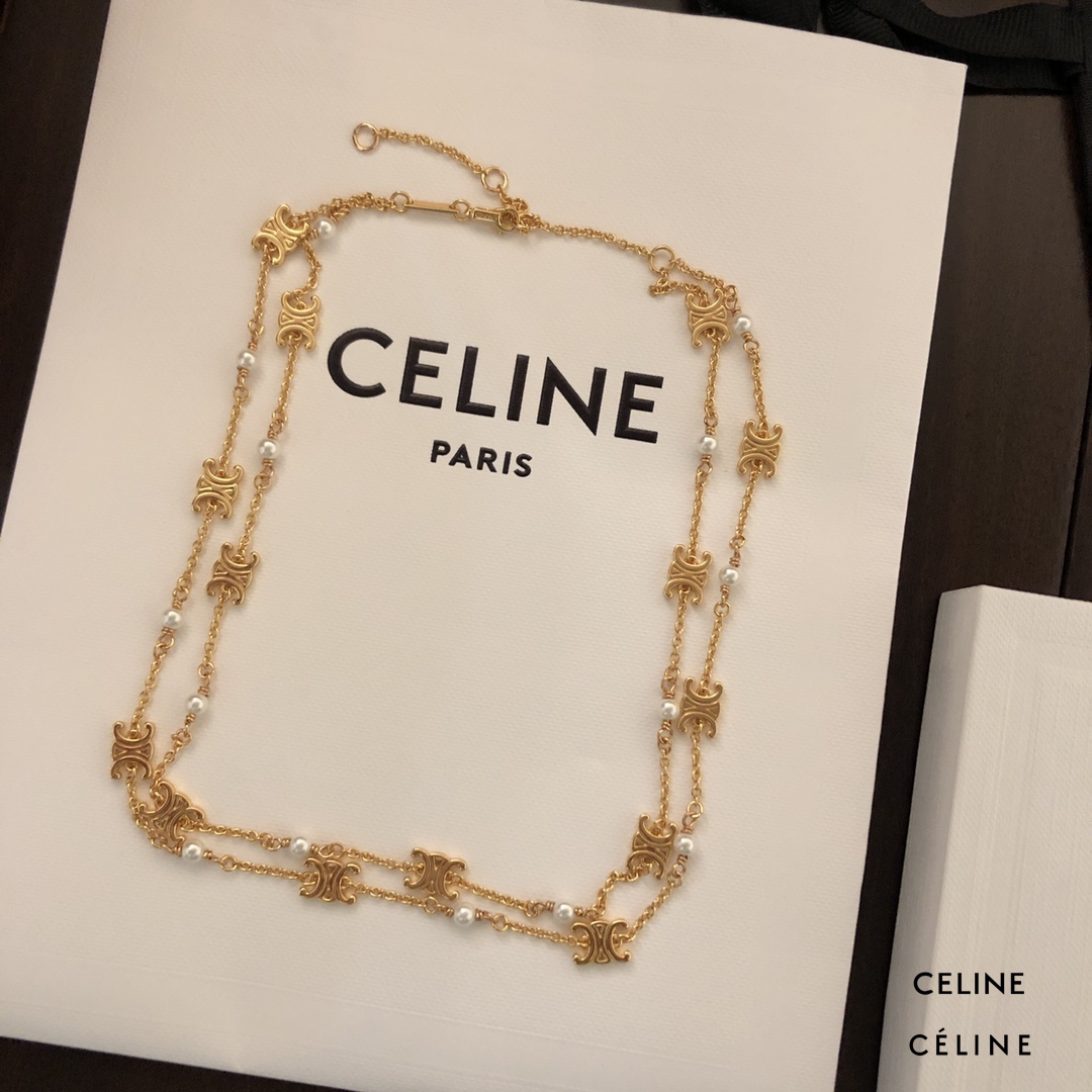 【2026】【CELINE】ネックレス、新しいネックレス万能シンプルファッションオーナメント 240729-BRAND OFF