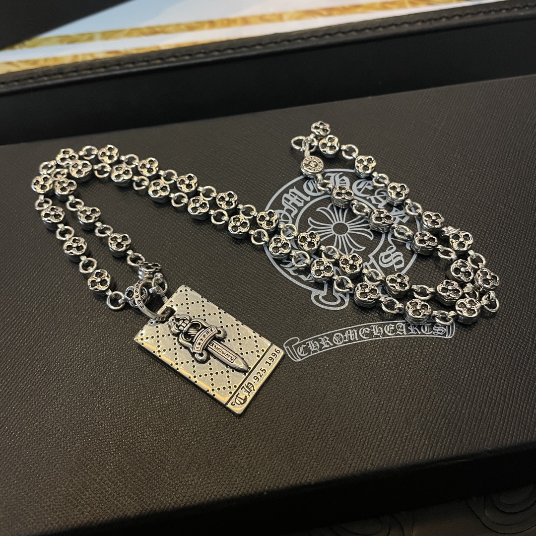 【CHROME HEARTS】ネックレス、新しいネックレス万能シンプルファッションオーナメント-BRAND OFF