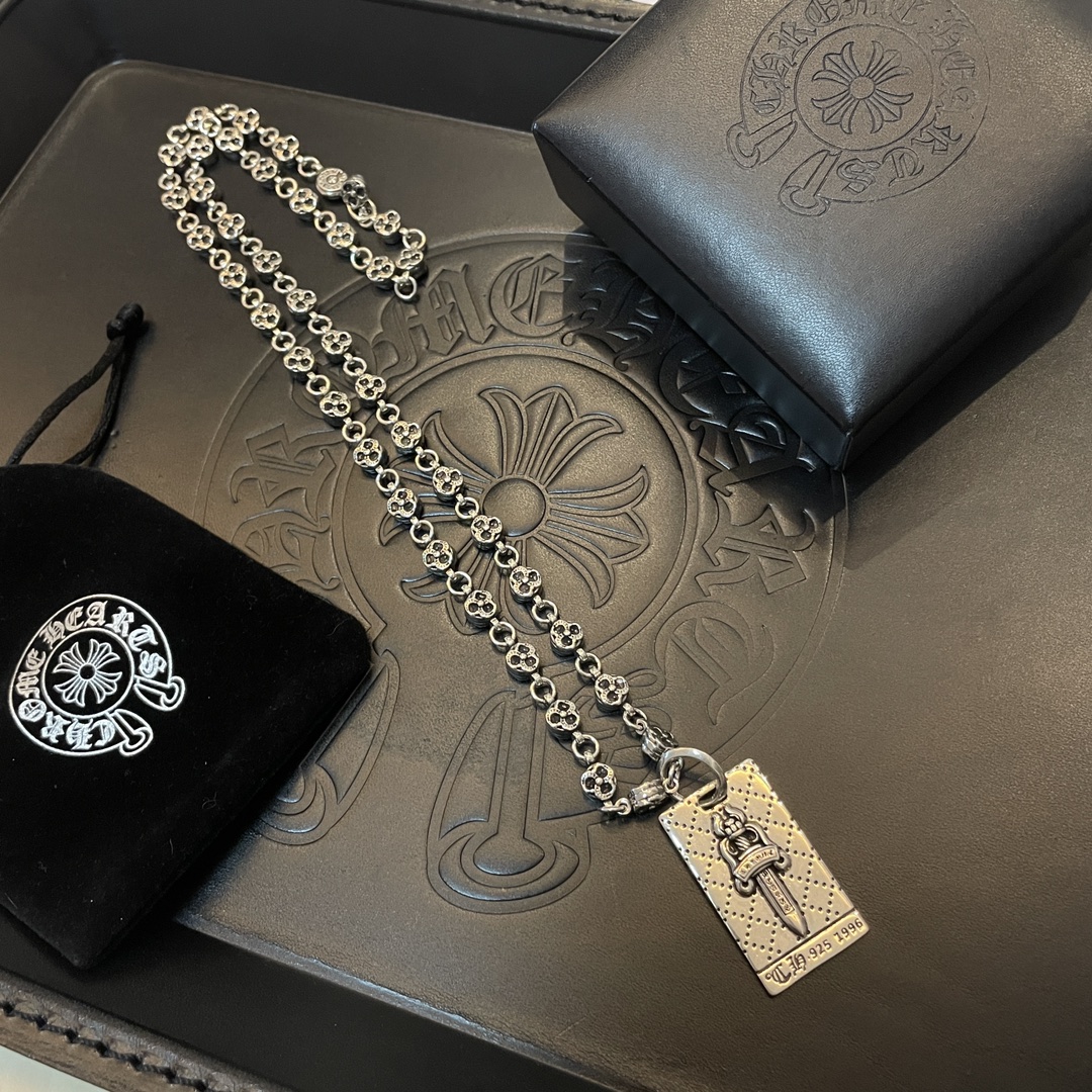 【CHROME HEARTS】ネックレス、新しいネックレス万能シンプルファッションオーナメント-BRAND OFF