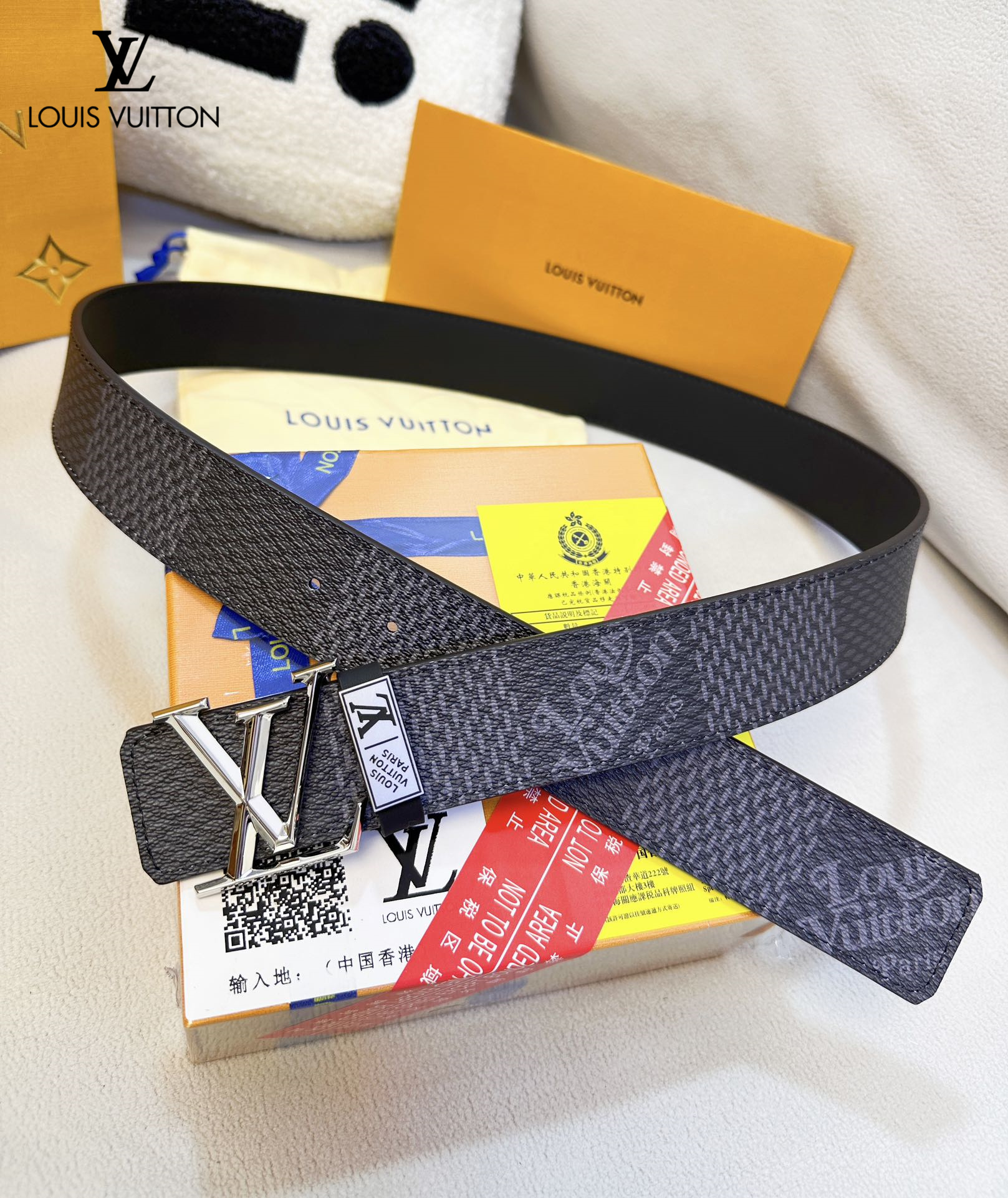 【LOUIS VUITTON】(ルイヴィトン) 3.8cmベルト メンズ-BRAND OFF