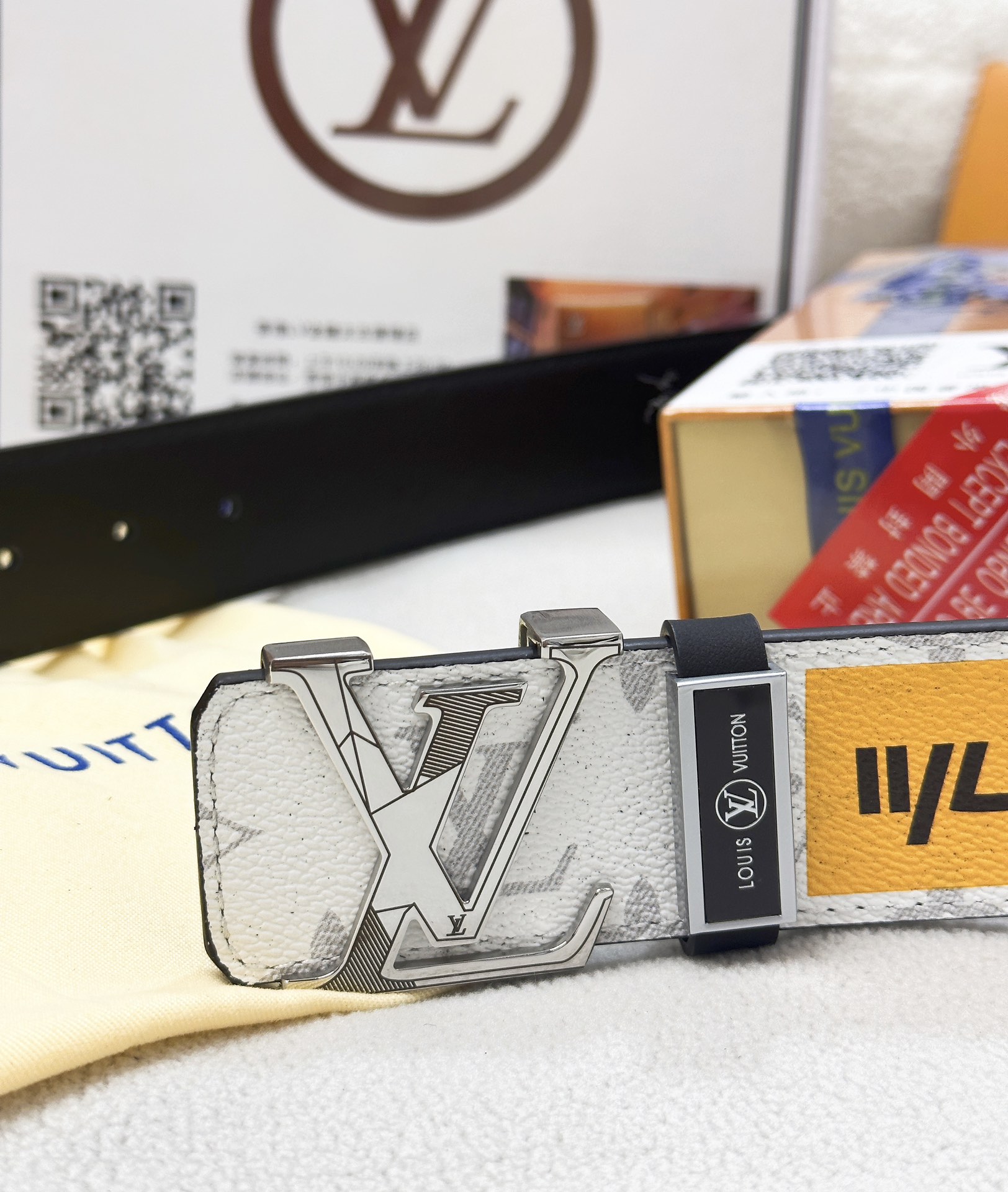 【2026】LV【LOUIS VUITTON】(ルイヴィトン) 3.8cmベルト メンズ  24706-BRAND OFF