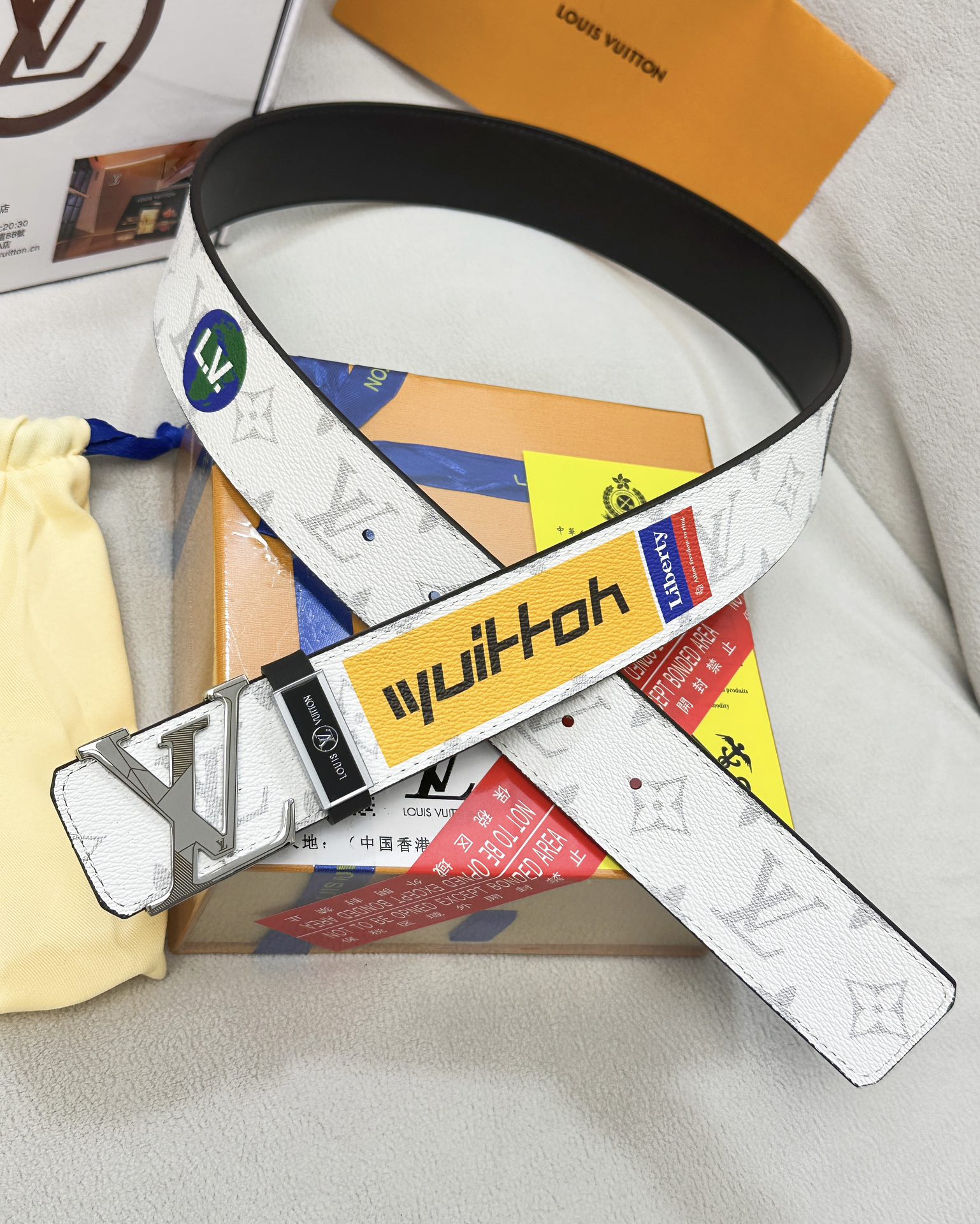 【2026】LV【LOUIS VUITTON】(ルイヴィトン) 3.8cmベルト メンズ  24706-BRAND OFF
