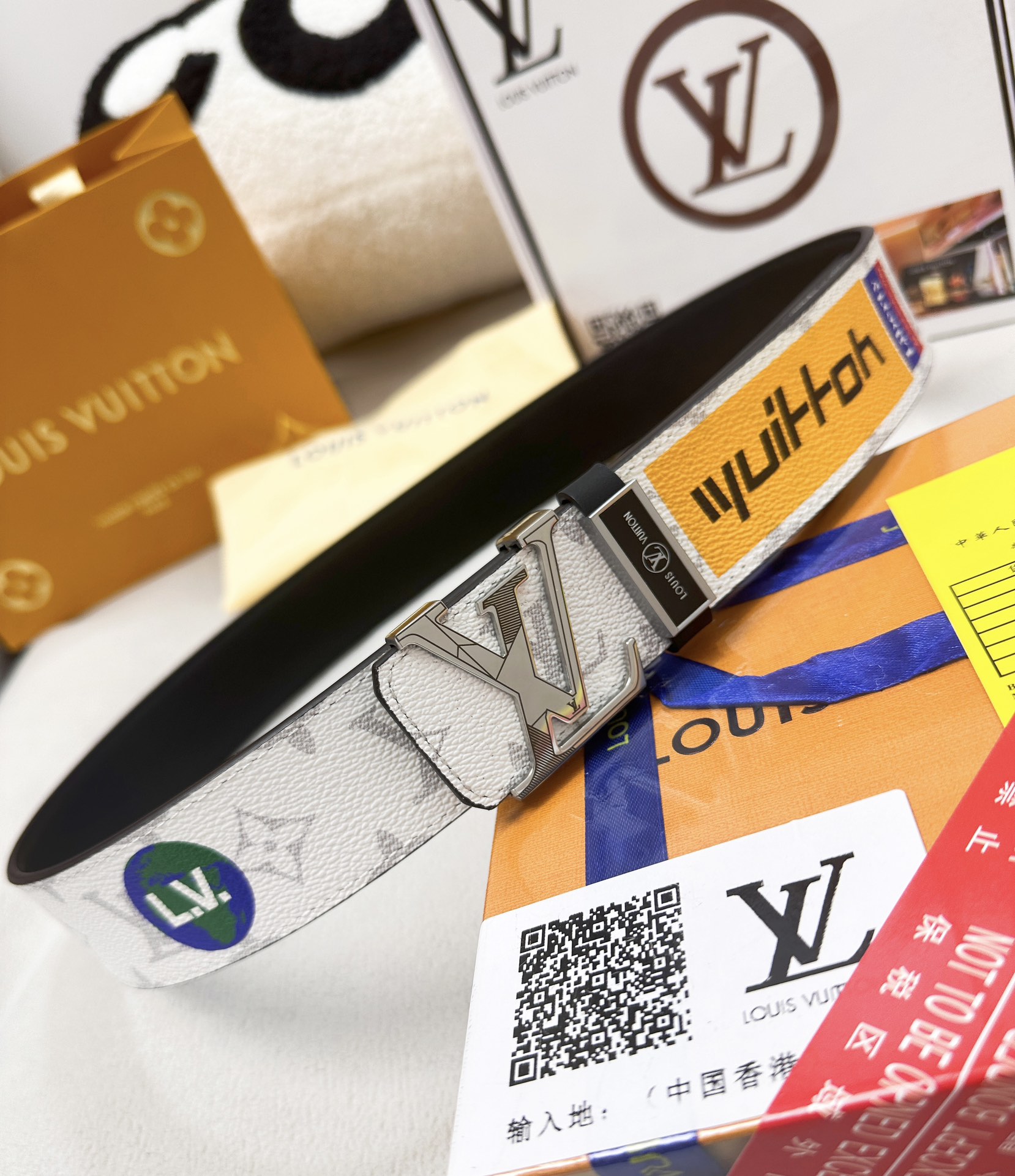 【2026】LV【LOUIS VUITTON】(ルイヴィトン) 3.8cmベルト メンズ  24706-BRAND OFF