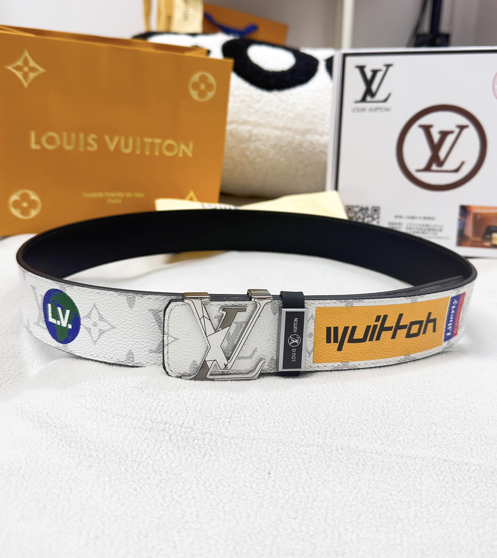 【2026】LV【LOUIS VUITTON】(ルイヴィトン) 3.8cmベルト メンズ  24706-BRAND OFF