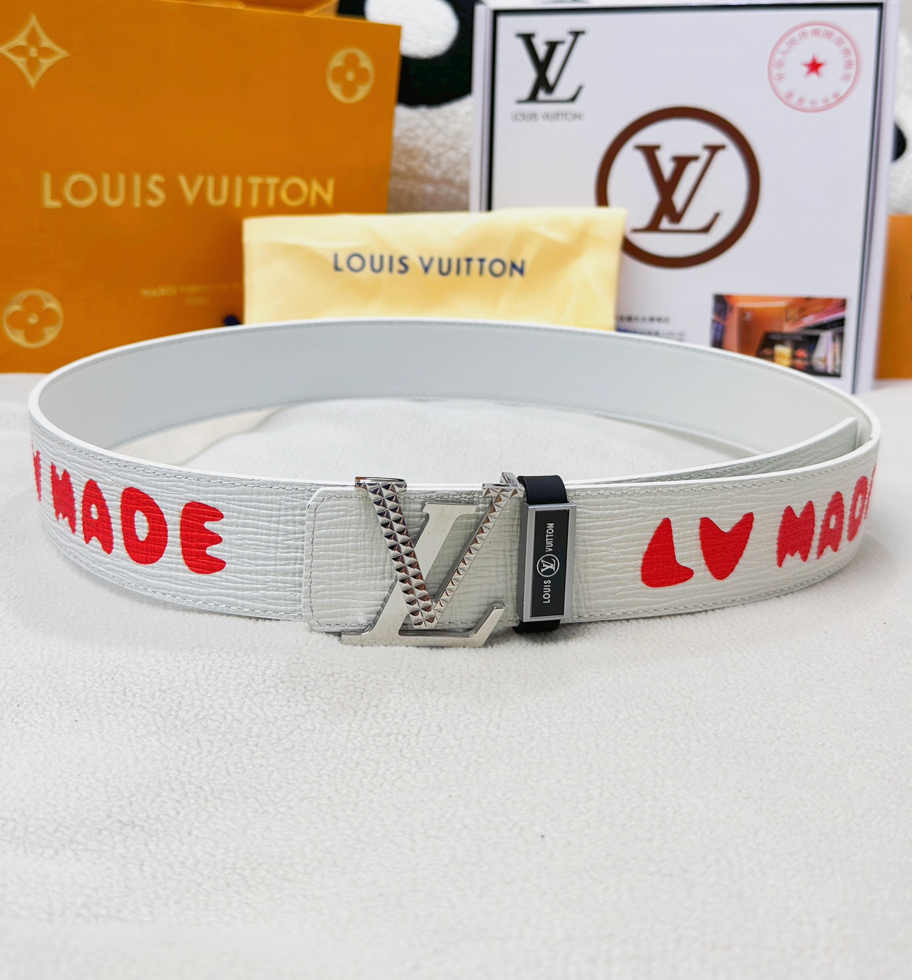 【LOUIS VUITTON】(ルイヴィトン) 3.8cmベルト メンズ-BRAND OFF