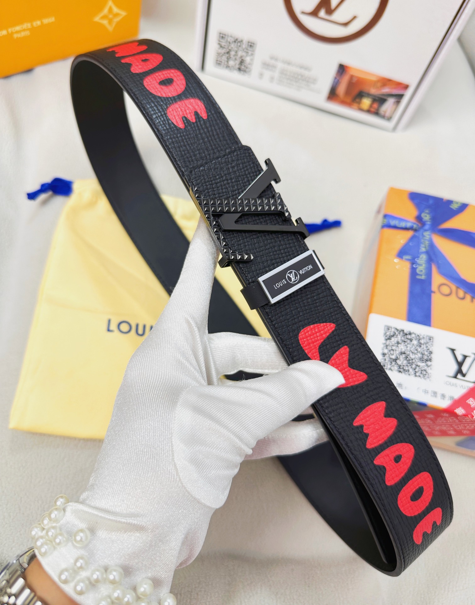 【LOUIS VUITTON】(ルイヴィトン) 3.8cmベルト メンズ-BRAND OFF