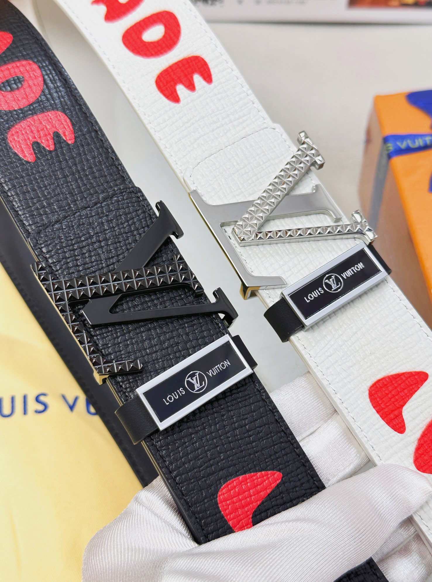 【LOUIS VUITTON】(ルイヴィトン) 3.8cmベルト メンズ-BRAND OFF