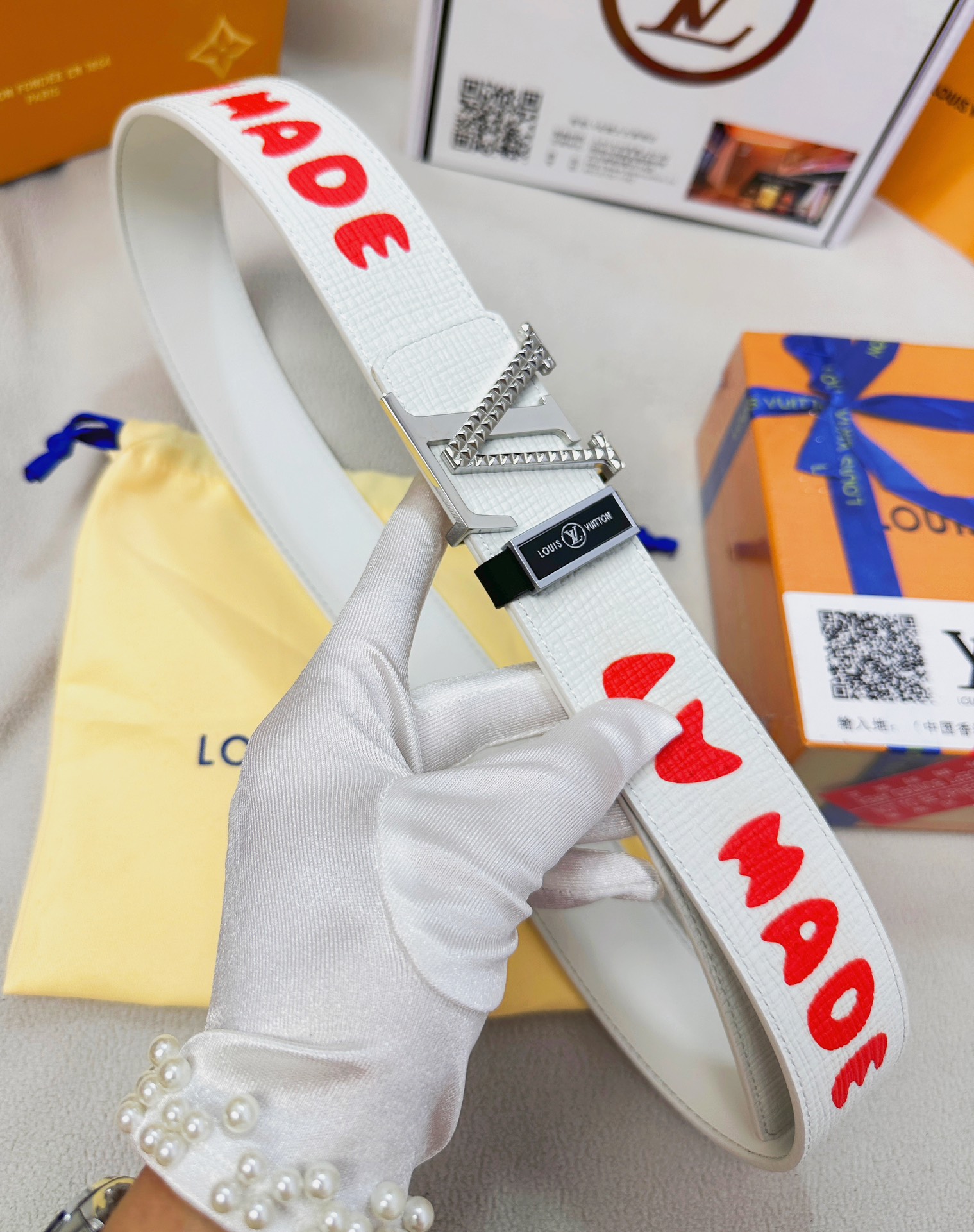 【LOUIS VUITTON】(ルイヴィトン) 3.8cmベルト メンズ-BRAND OFF