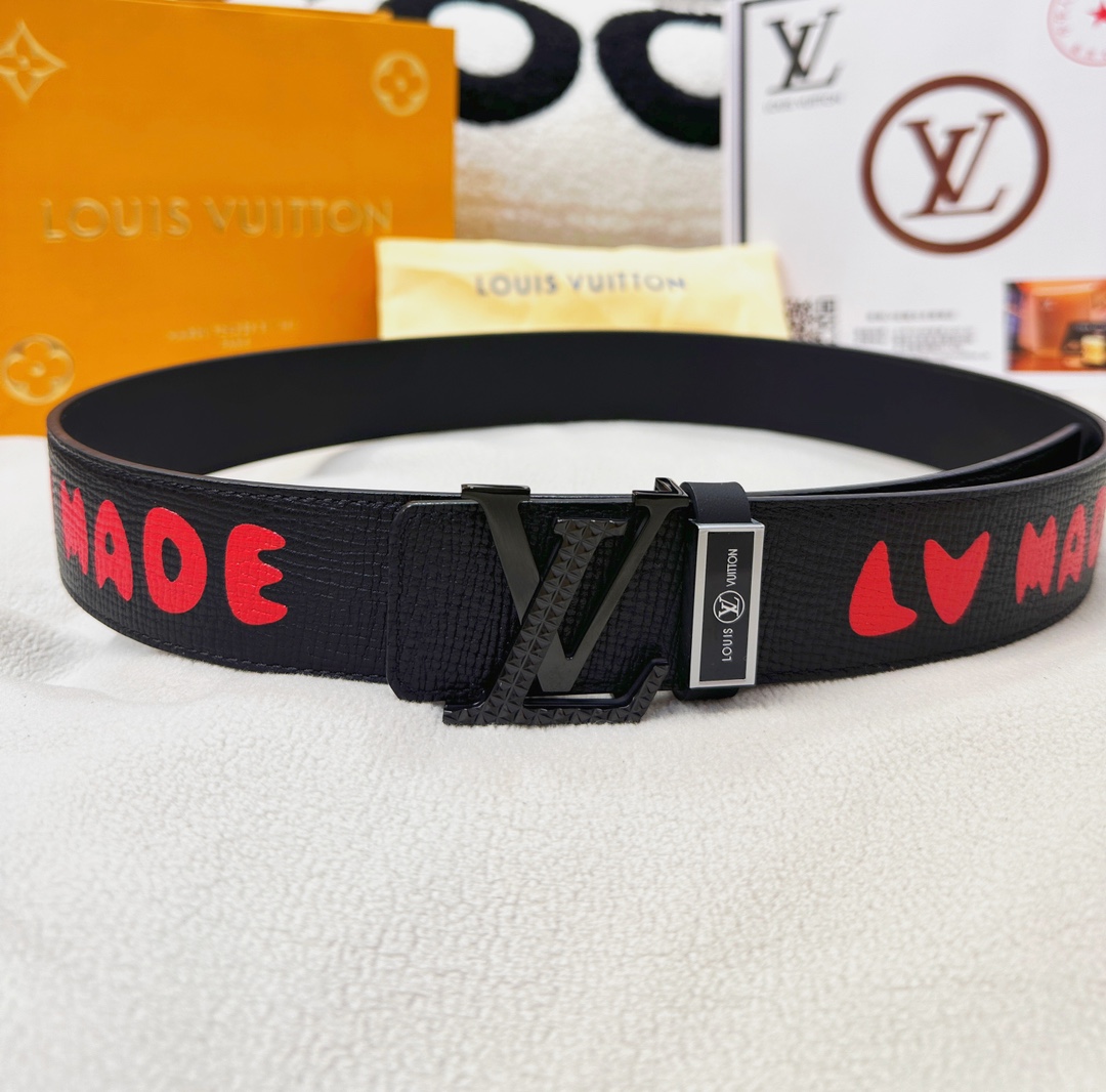 【LOUIS VUITTON】(ルイヴィトン) 3.8cmベルト メンズ-BRAND OFF