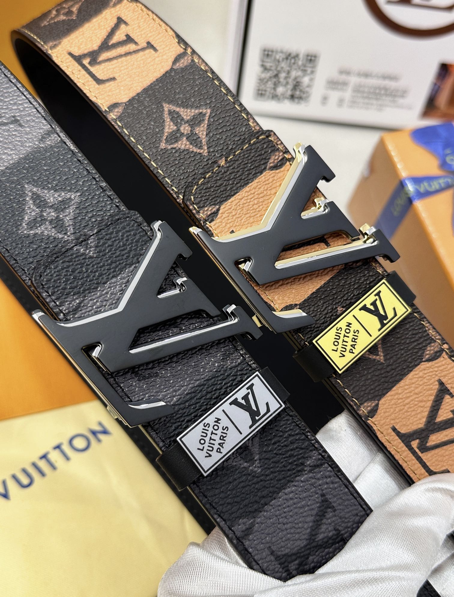 【2026】【LOUIS VUITTON】(ルイヴィトン) 3.8cmベルト メンズ-BRAND OFF