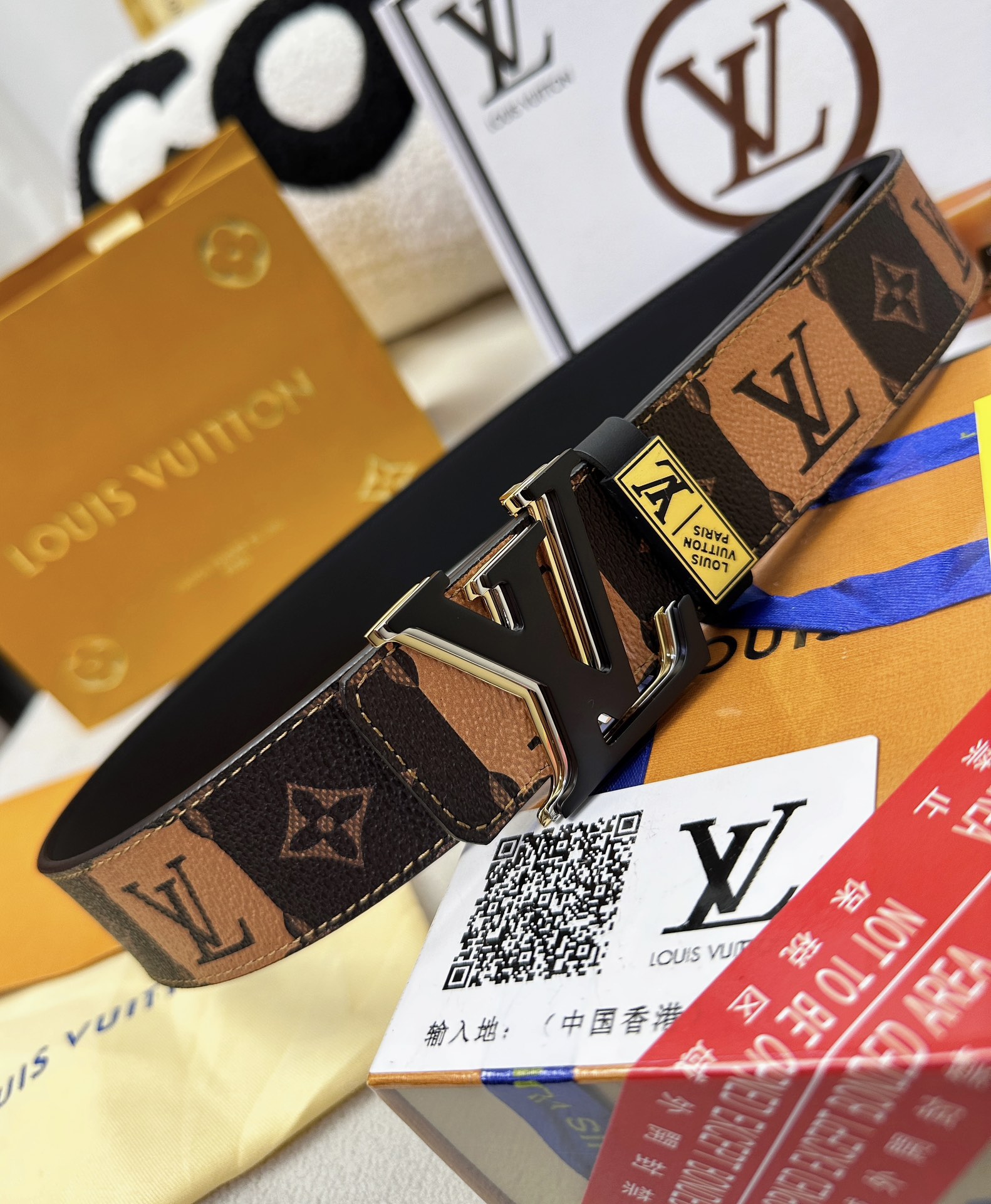 【2026】【LOUIS VUITTON】(ルイヴィトン) 3.8cmベルト メンズ-BRAND OFF