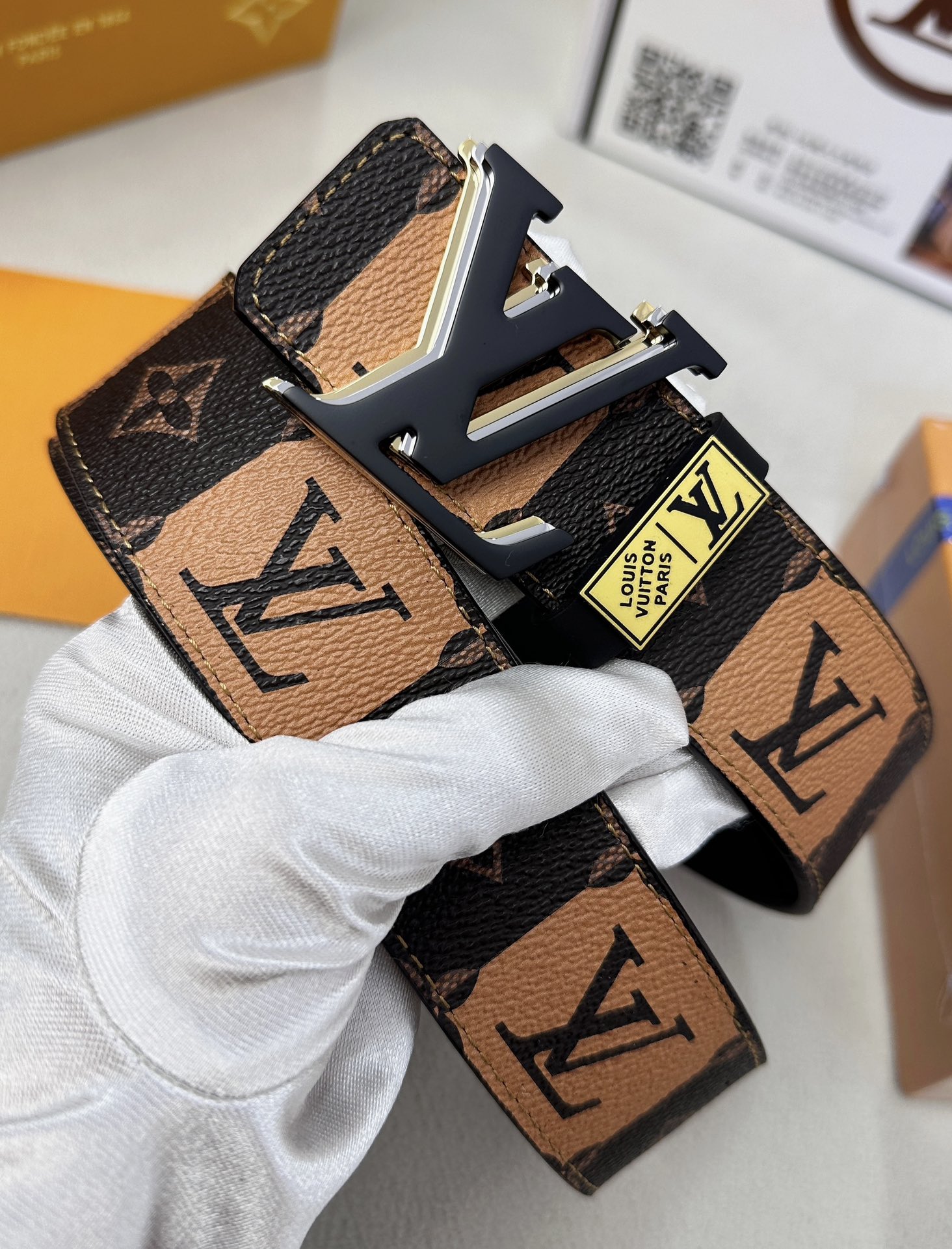 【2026】【LOUIS VUITTON】(ルイヴィトン) 3.8cmベルト メンズ-BRAND OFF