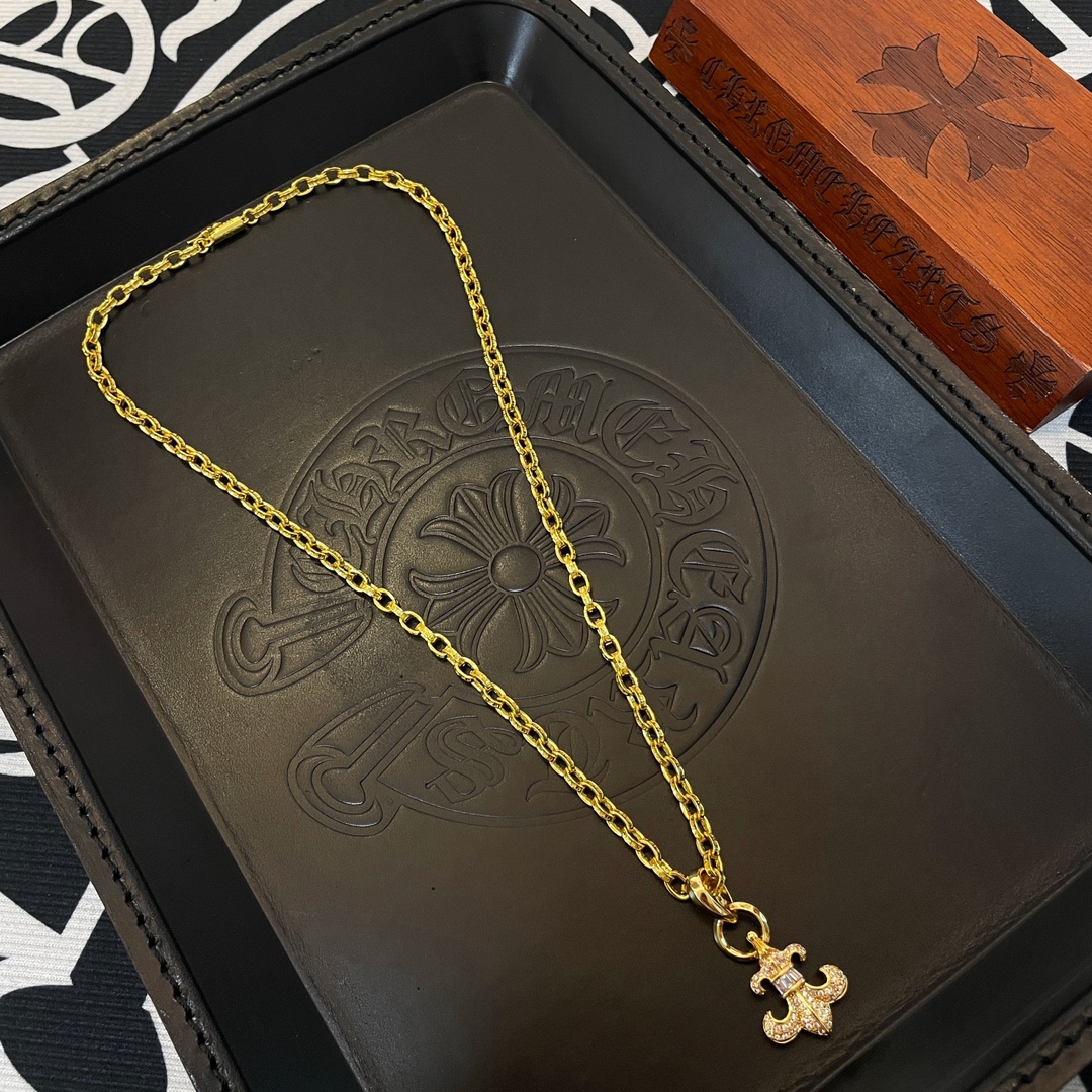 【CHROME HEARTS】ネックレス、新しいネックレス万能シンプルファッションオーナメント-BRAND OFF