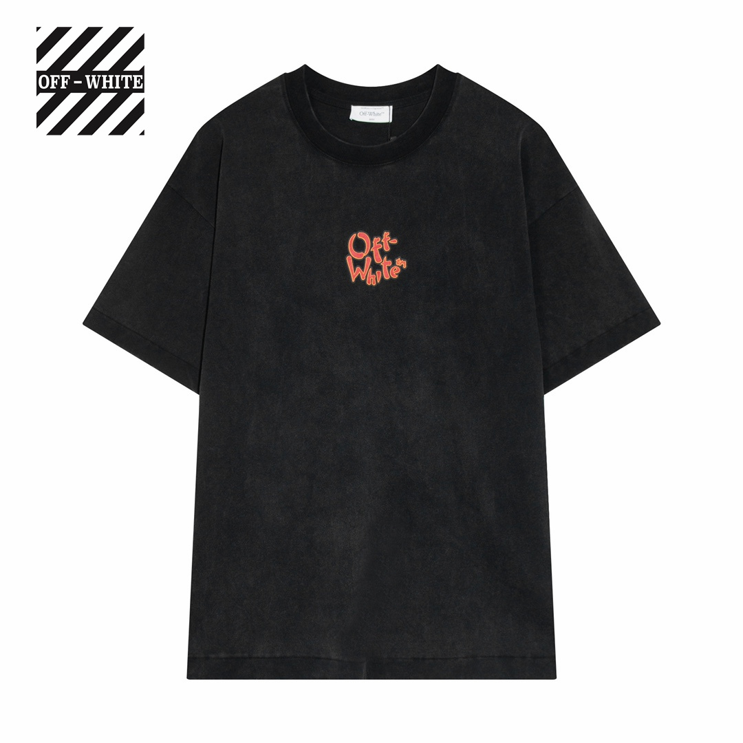 【OFF-WHITE 公式旗艦店】オフホワイト  Tシャツ ご好評に付き再入荷！24629-BRAND OFF