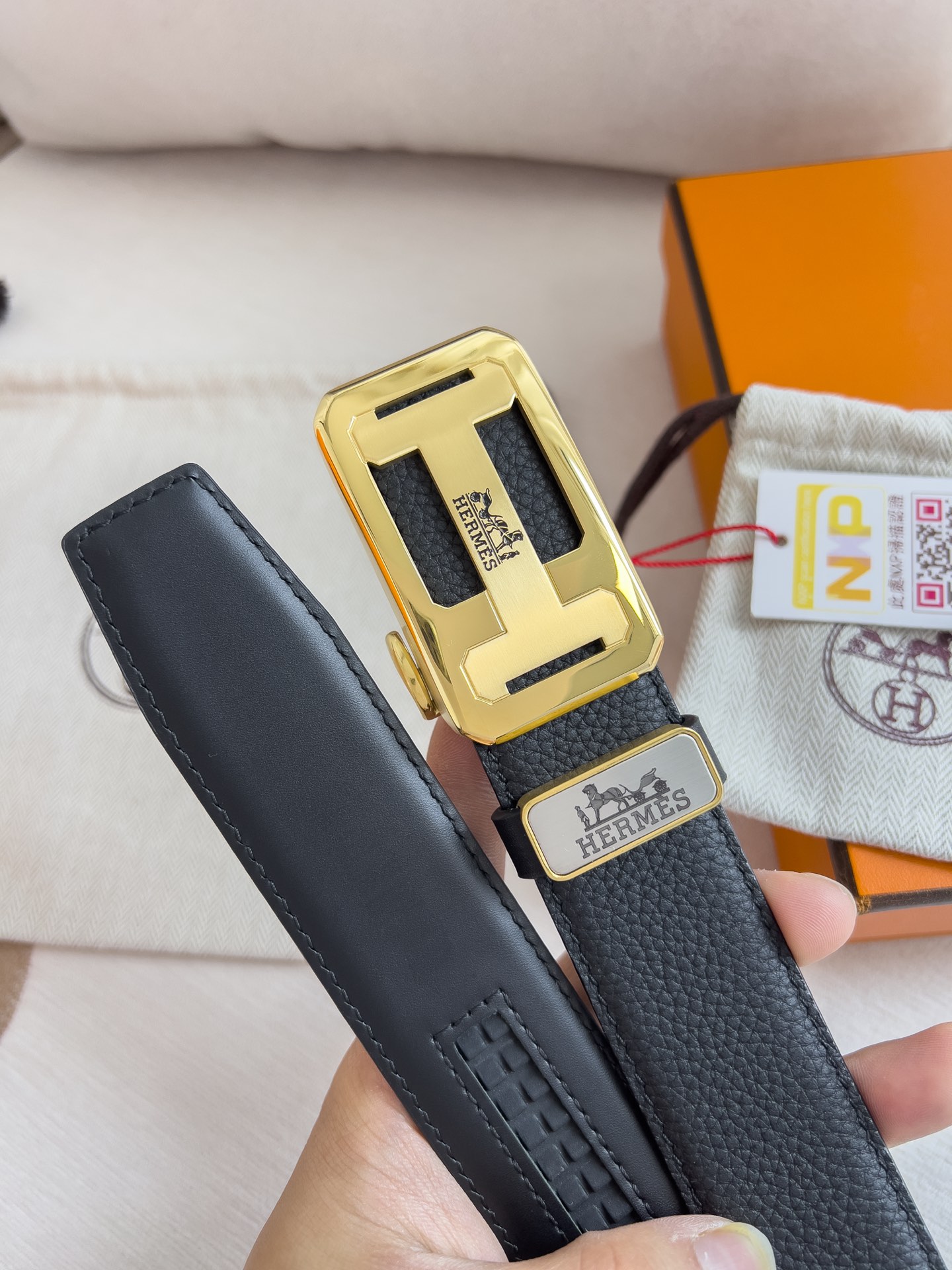 【Hermès】(エルメス) 3.5cmベルト メンズ 24706-BRAND OFF