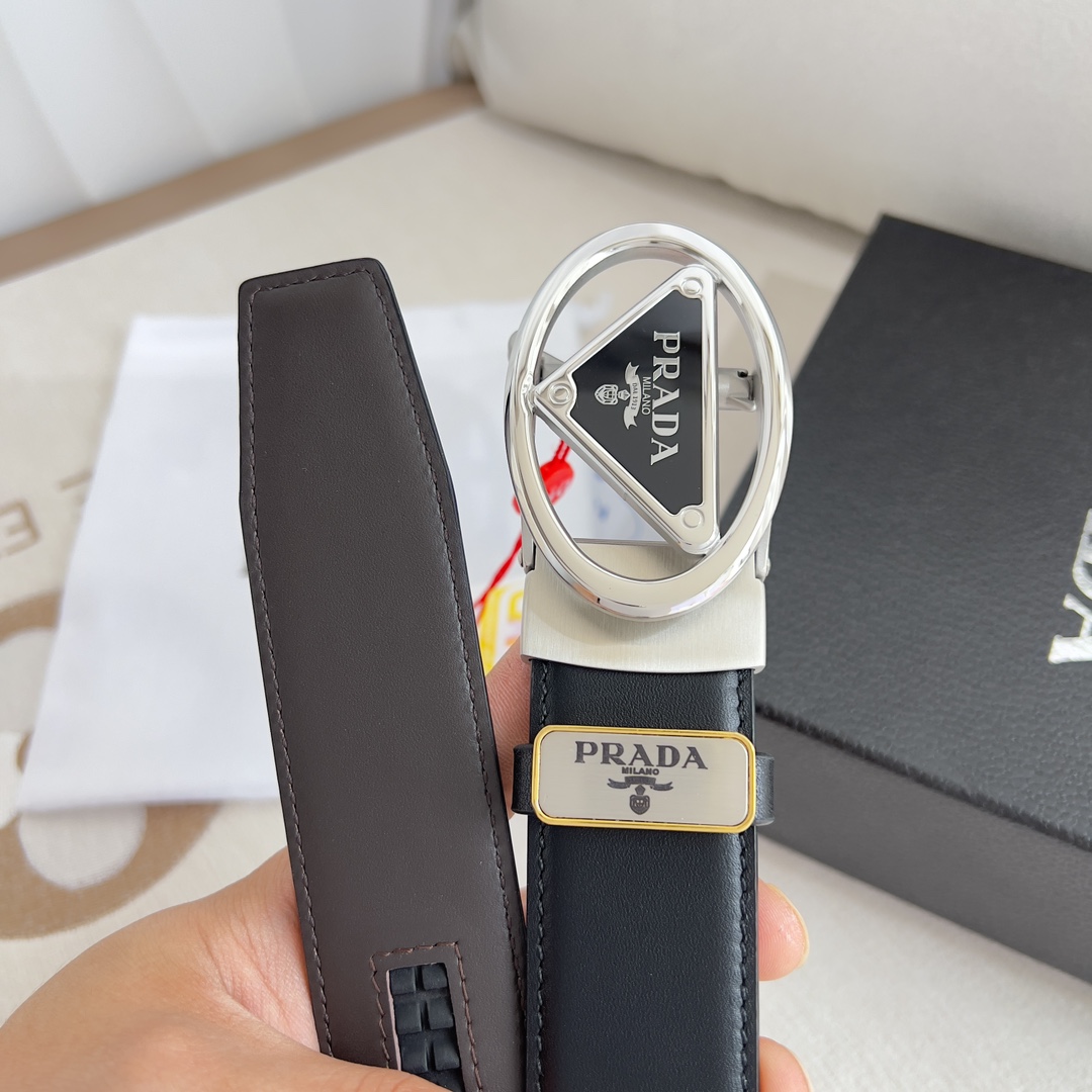 【2026】【PRADA】(プラダ) 3.5cmベルト メンズ 240904-BRAND OFF