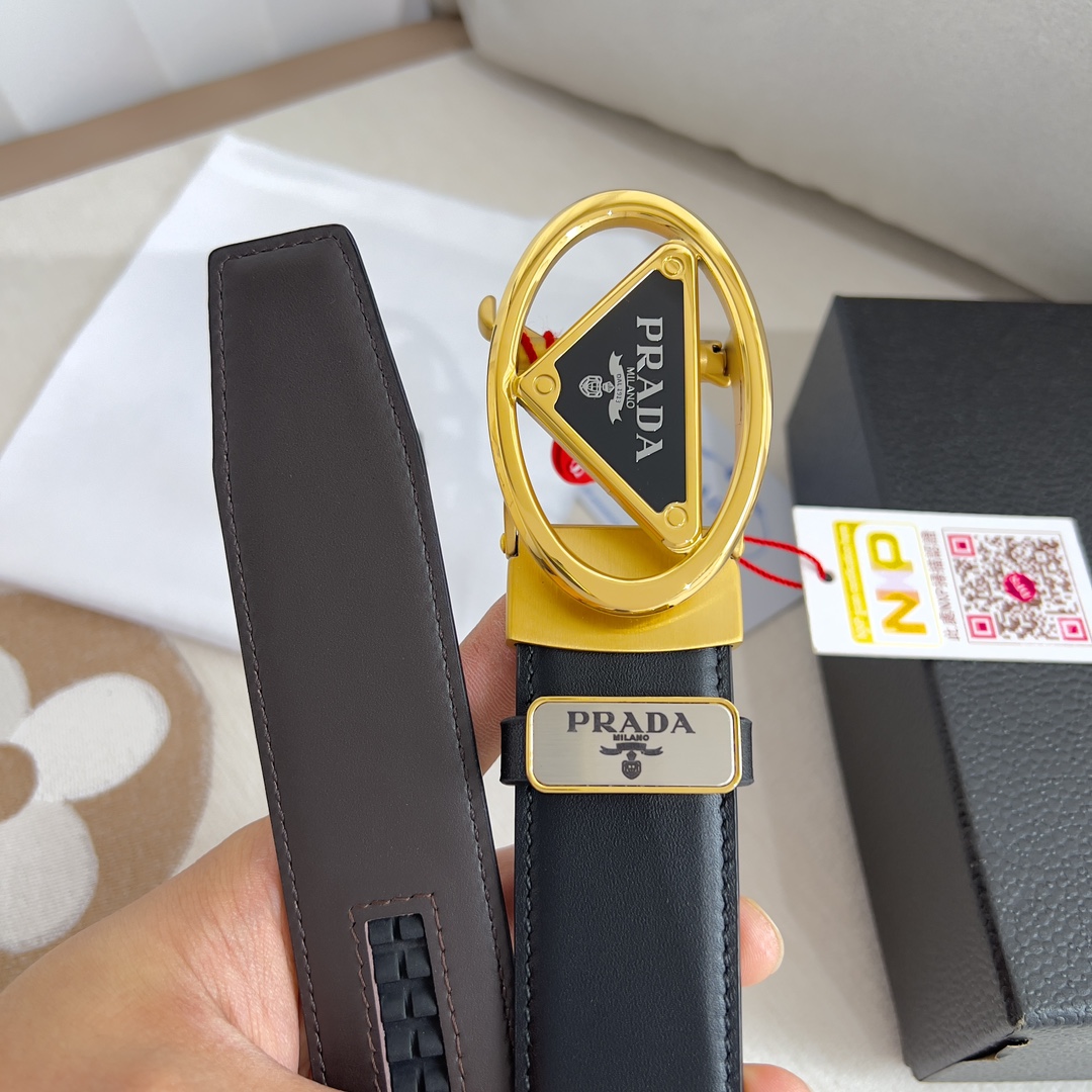 【2026】【PRADA】(プラダ) 3.5cmベルト メンズ 240904-BRAND OFF