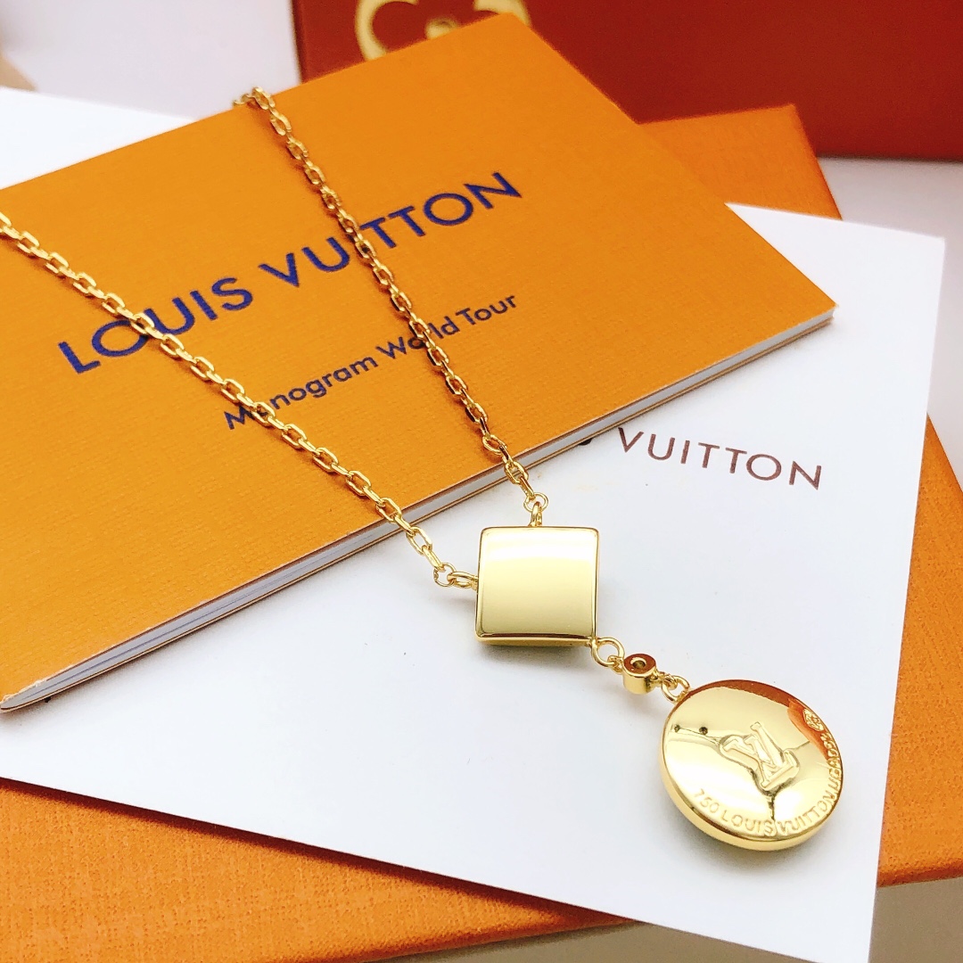 【LOUIS VUITTON】ネックレス、新しいネックレス万能シンプルファッションオーナメント  2472-BRAND OFF