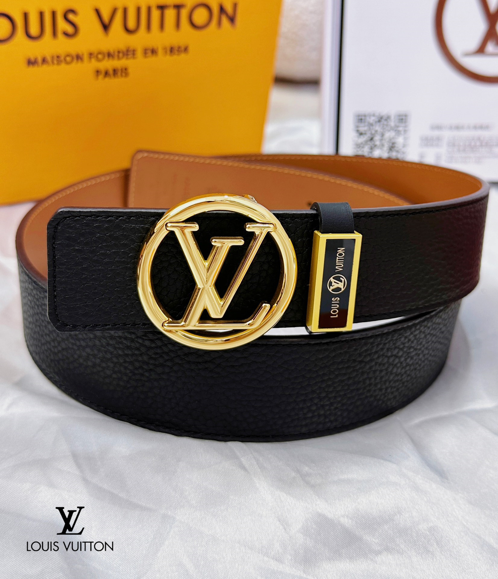 【2026】LV【LOUIS VUITTON】(ルイヴィトン) 3.8cmベルト メンズ  24706-BRAND OFF