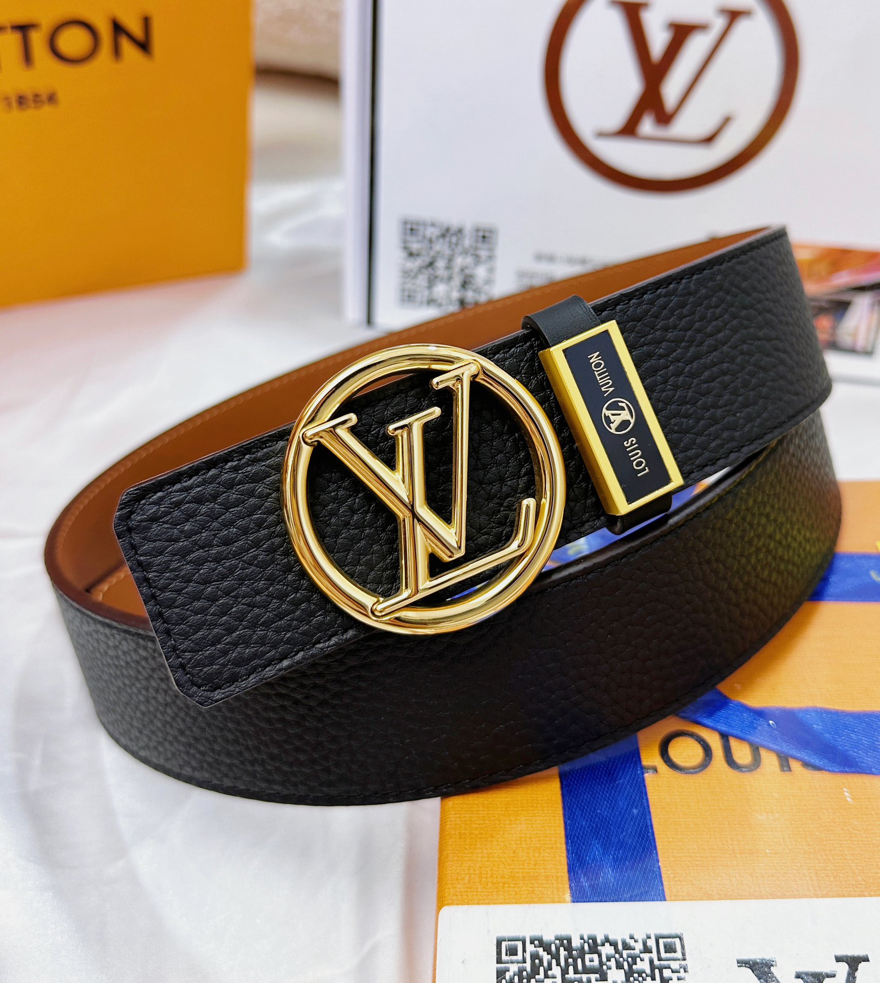 【LOUIS VUITTON】(ルイヴィトン) 3.8cmベルト メンズ-BRAND OFF