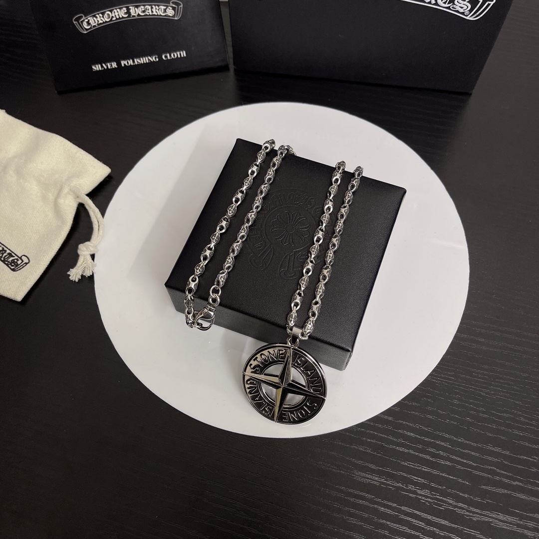 【2026】【CHROME HEARTS】クロムハーツ、新しいネックレス万能シンプルファッションオーナメント 2471-BRAND OFF