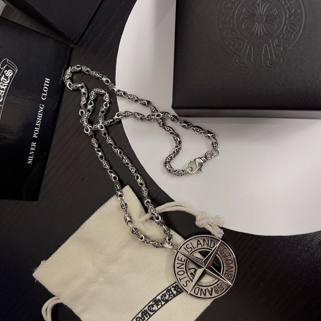 【2026】【CHROME HEARTS】クロムハーツ、新しいネックレス万能シンプルファッションオーナメント 2471-BRAND OFF
