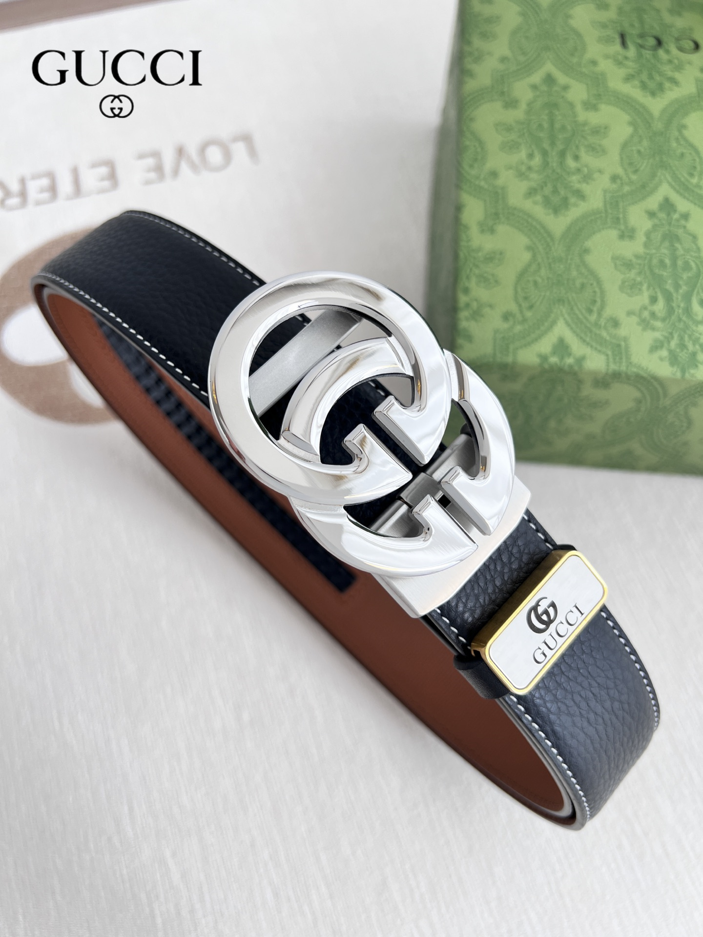 【2026】【GUCCI】(グッチ) 3.5cmベルト メンズ-BRAND OFF