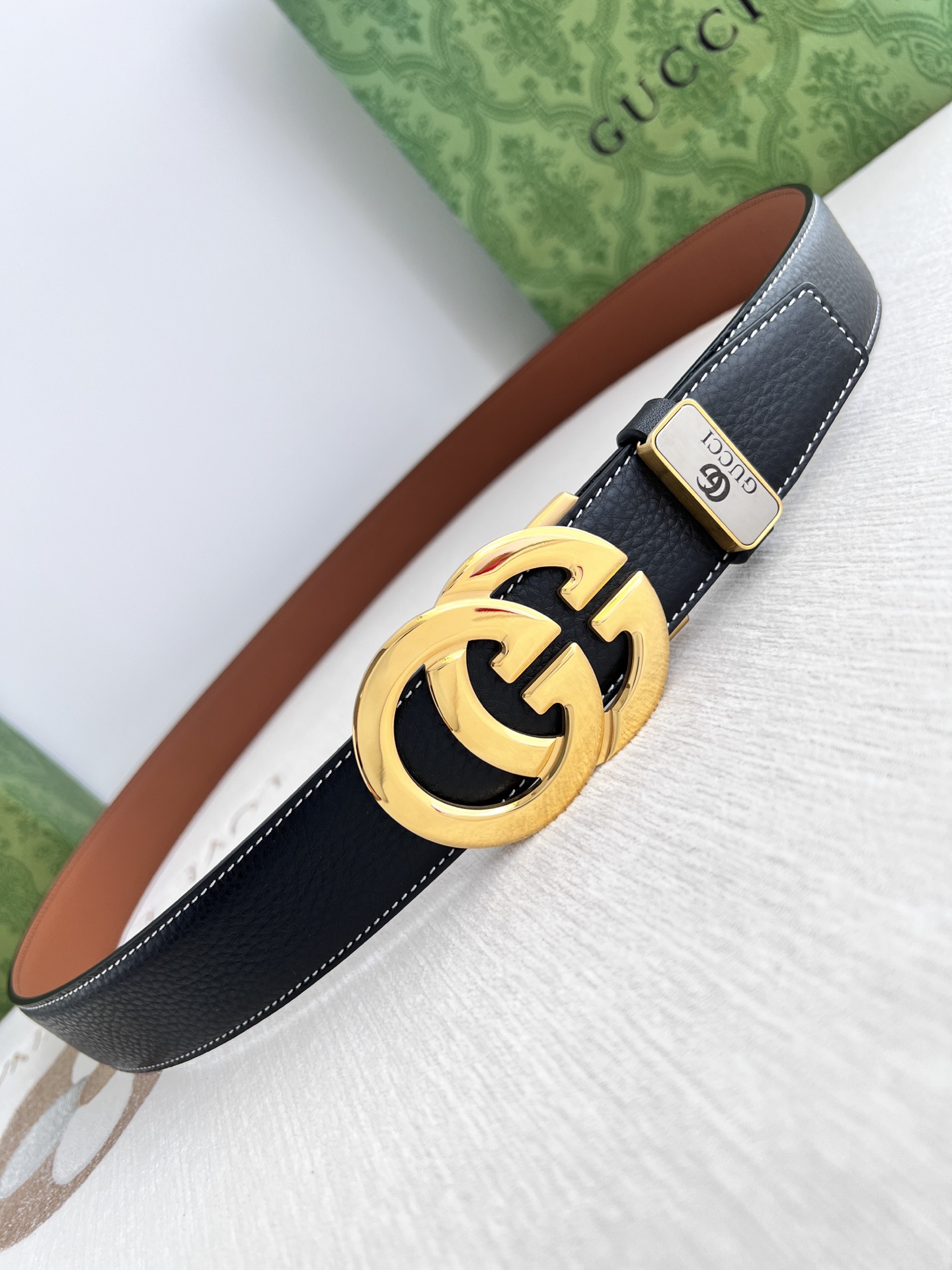 【2026】【GUCCI】(グッチ) 3.5cmベルト メンズ-BRAND OFF