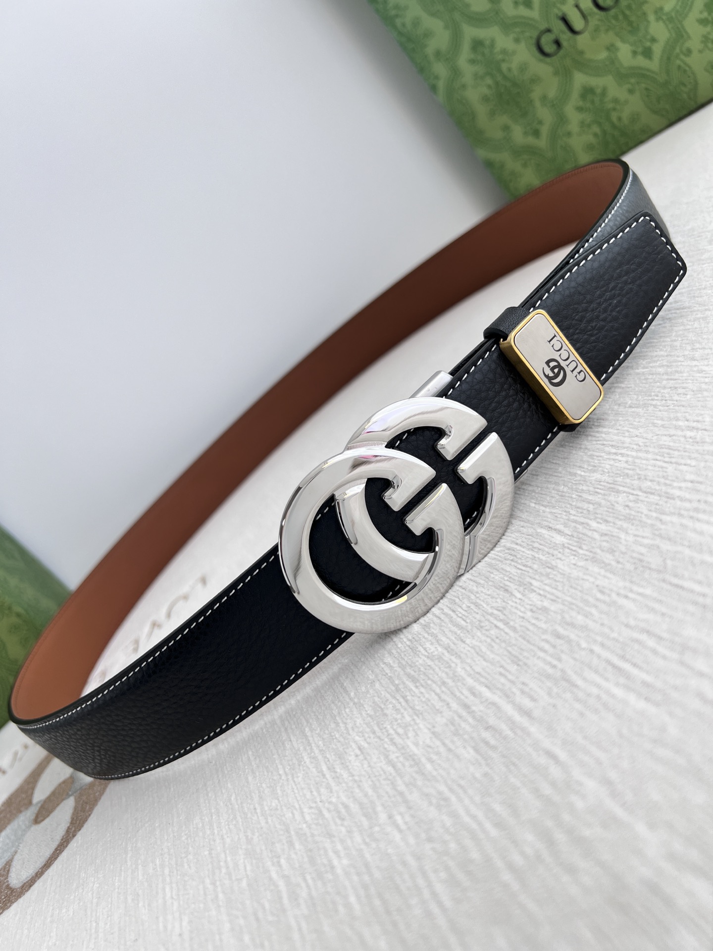 【2026】【GUCCI】(グッチ) 3.5cmベルト メンズ-BRAND OFF