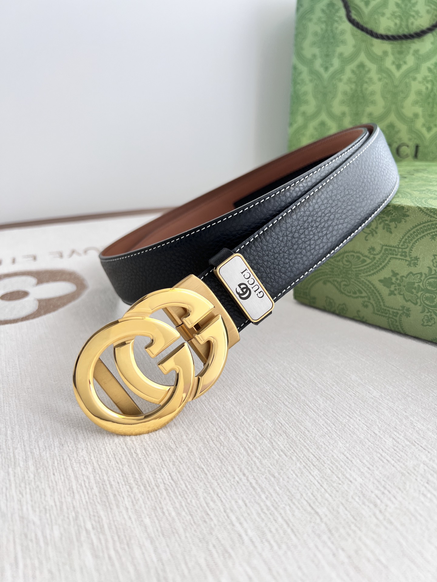 【2026】【GUCCI】(グッチ) 3.5cmベルト メンズ-BRAND OFF