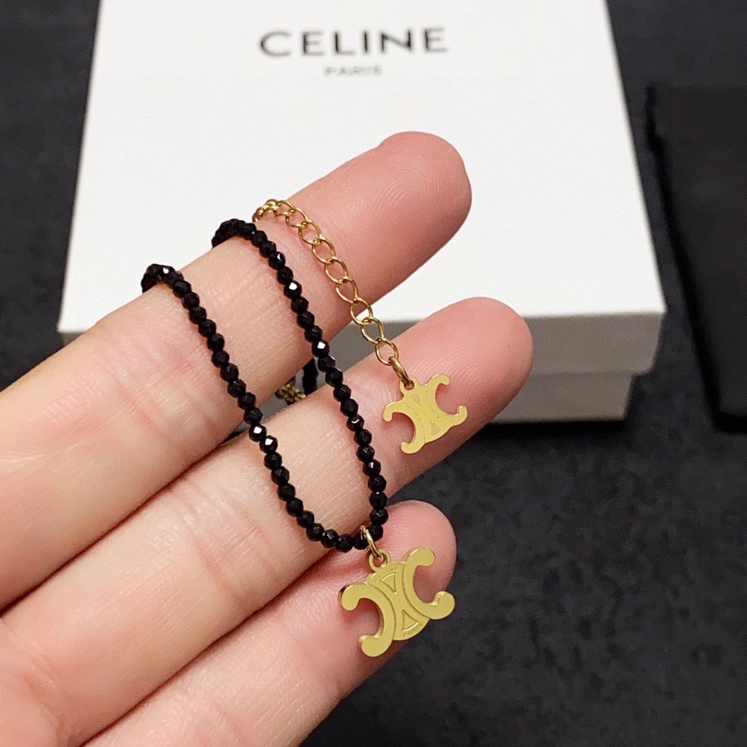 【CELINE】ネックレス、新しいネックレス万能シンプルファッションオーナメント 2474-BRAND OFF