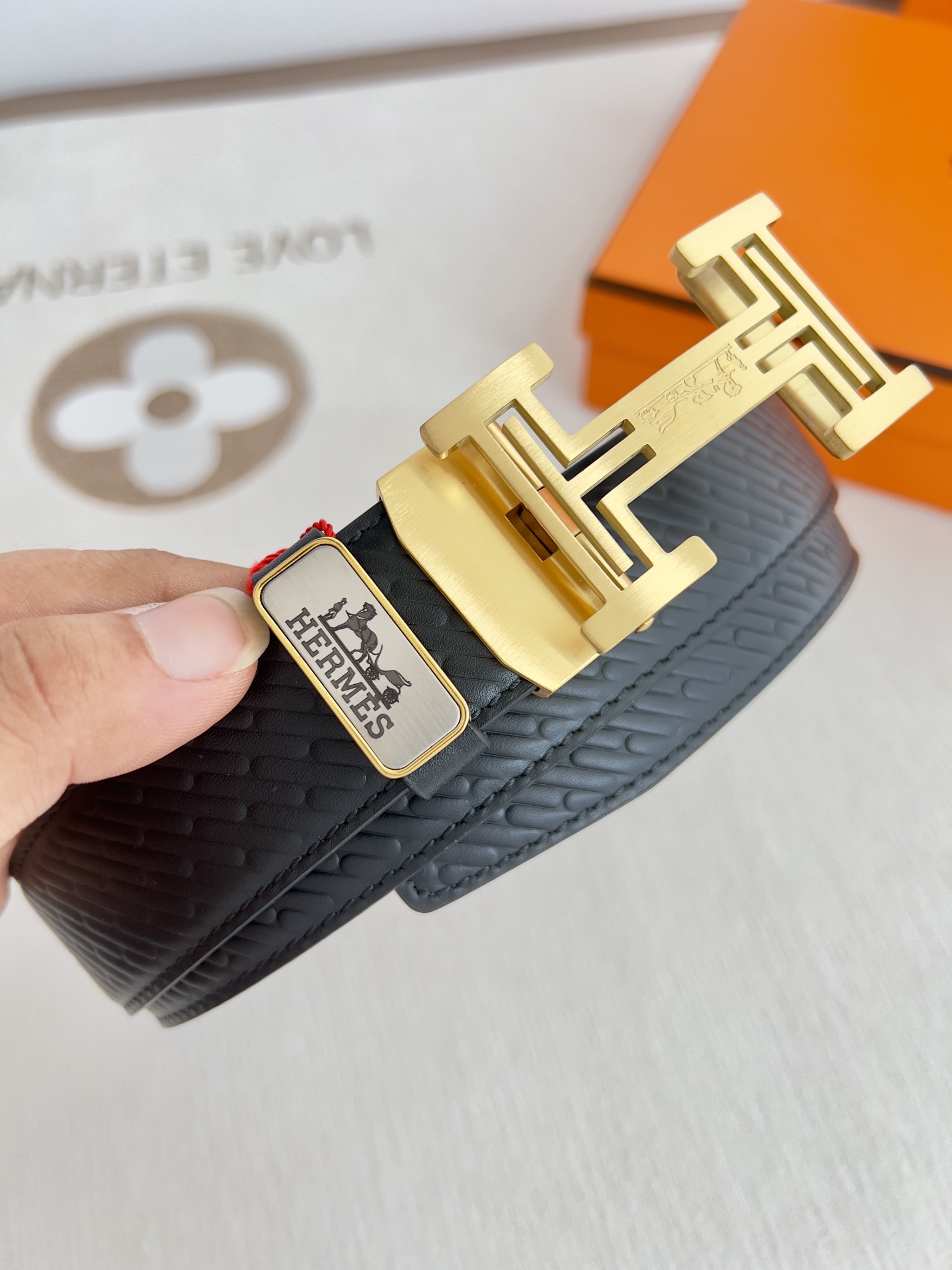 【Hermès】(エルメス) 3.5cmベルト メンズ-BRAND OFF