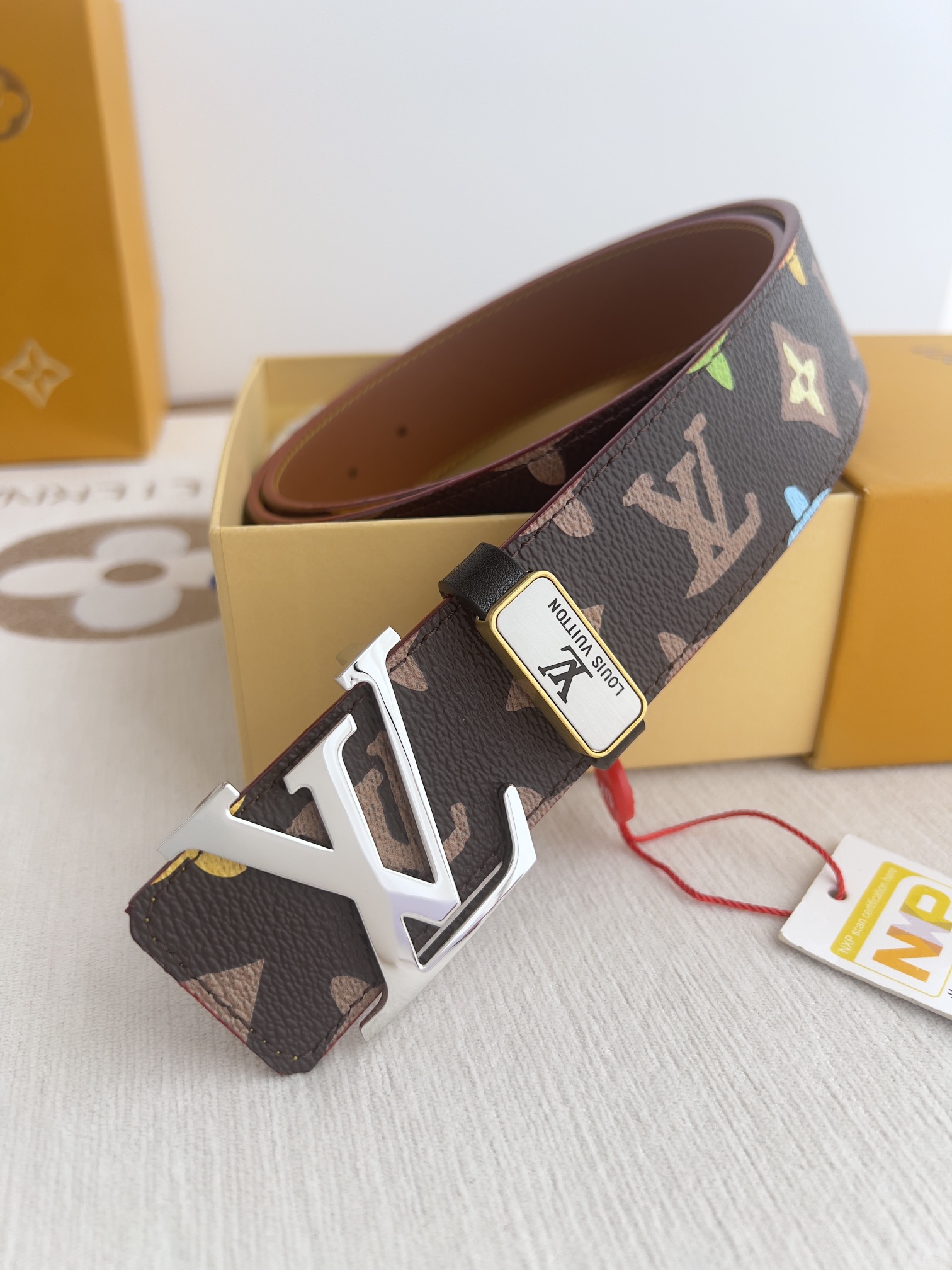 【2026】LV【LOUIS VUITTON】(ルイヴィトン) 3.8cmベルト メンズ  24706-BRAND OFF