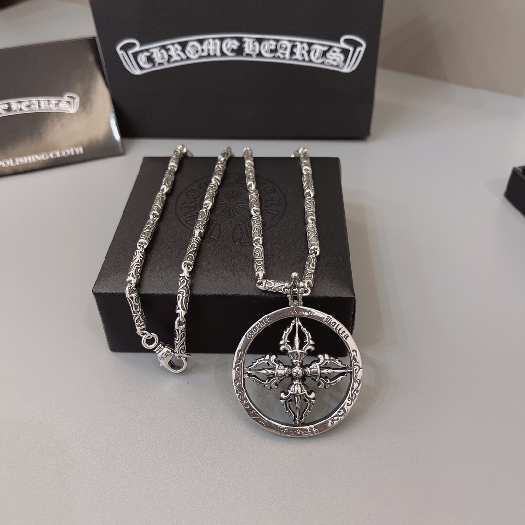 【CHROME HEARTS】クロムハーツ、新しいネックレス万能シンプルファッションオーナメント 2471-BRAND OFF