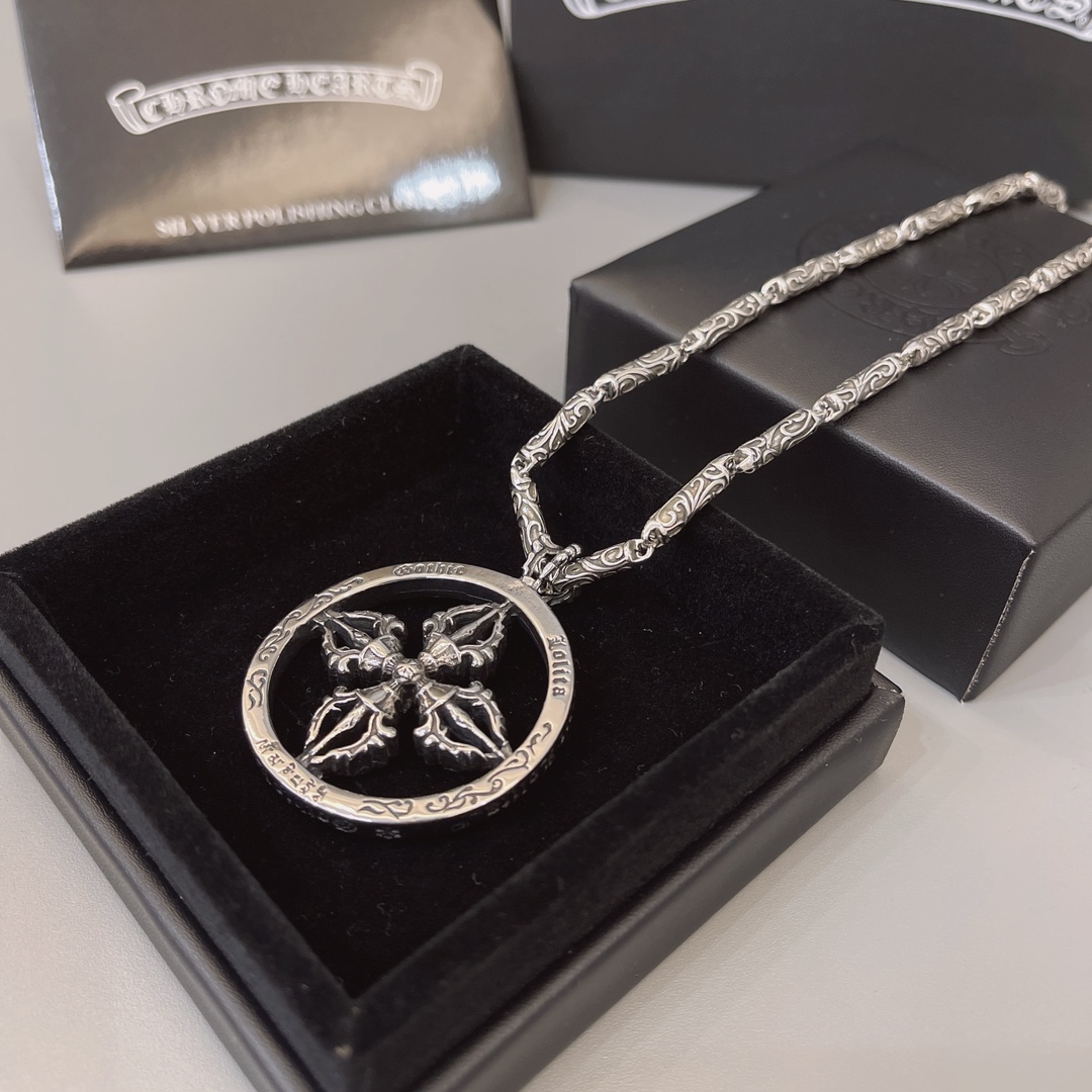【CHROME HEARTS】クロムハーツ、新しいネックレス万能シンプルファッションオーナメント 2471-BRAND OFF