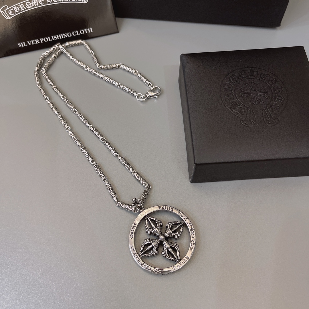 【CHROME HEARTS】クロムハーツ、新しいネックレス万能シンプルファッションオーナメント 2471-BRAND OFF