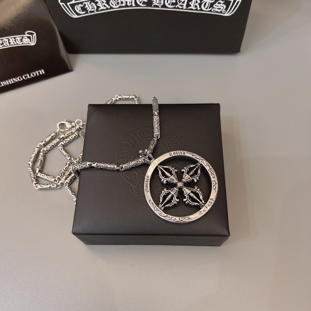 【CHROME HEARTS】クロムハーツ、新しいネックレス万能シンプルファッションオーナメント 2471-BRAND OFF