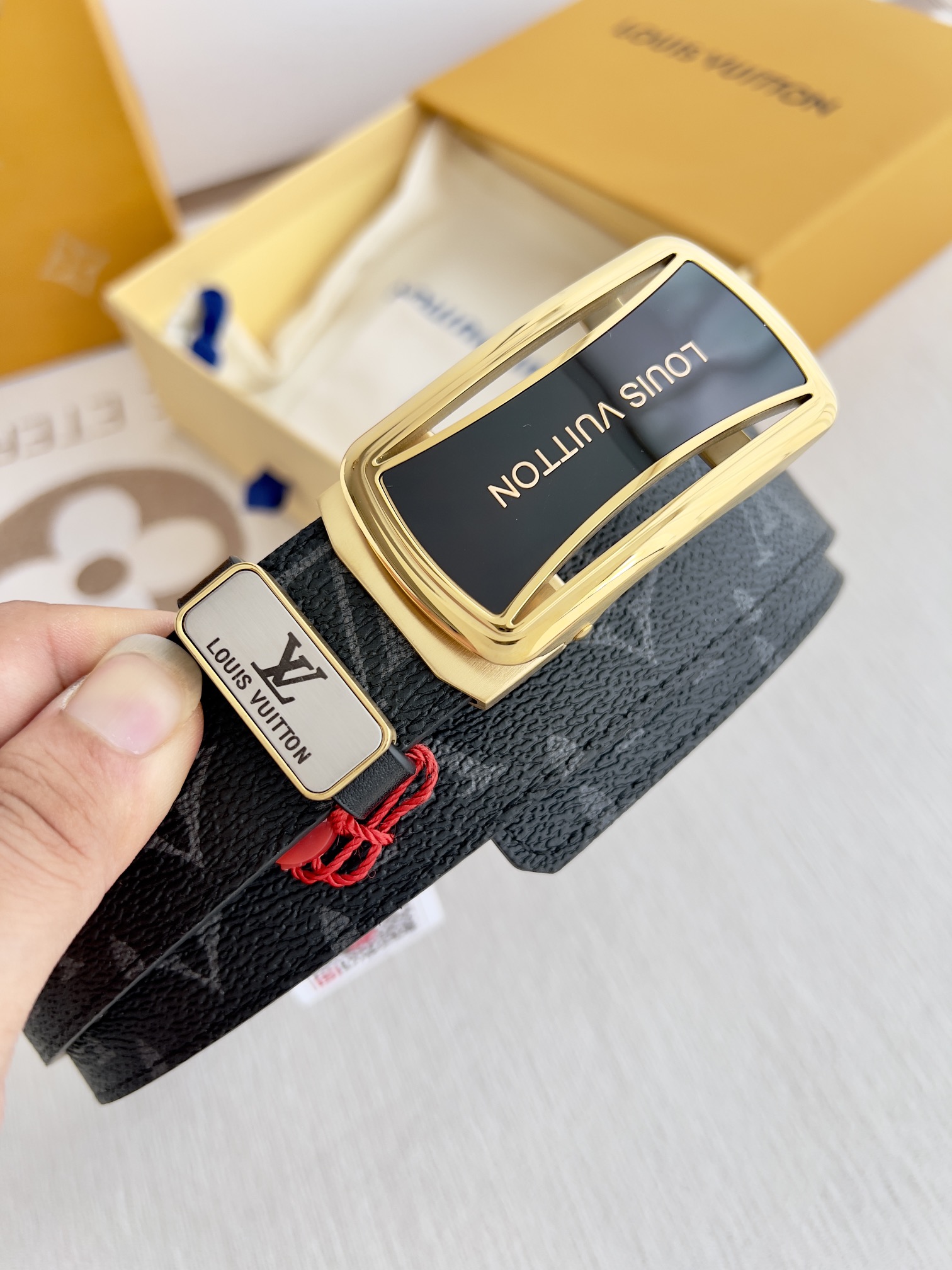 【LOUIS VUITTON】(ルイヴィトン) 3.5cmベルト メンズ-BRAND OFF