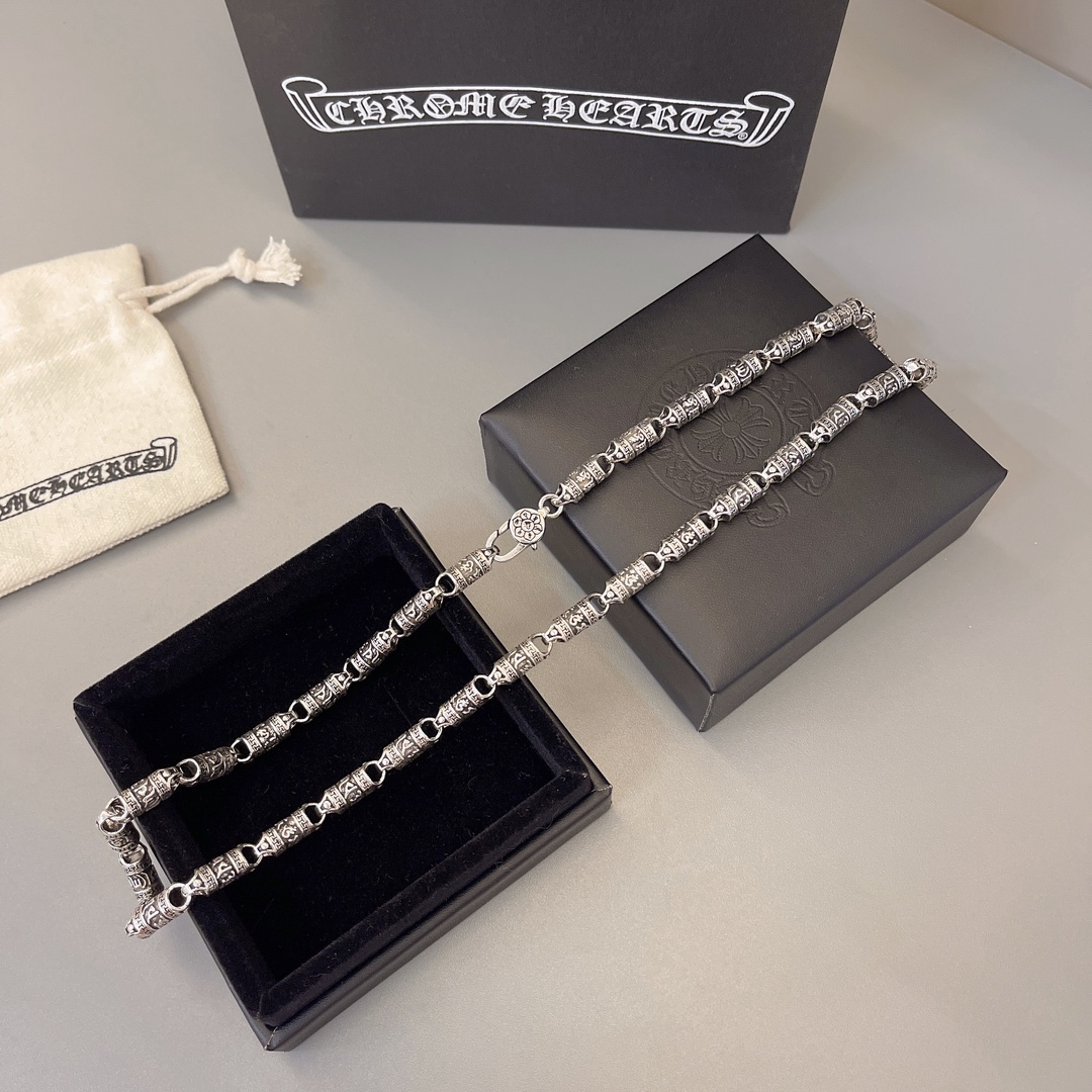 【CHROME HEARTS】ネックレス、新しいネックレス万能シンプルファッションオーナメント240812-BRAND OFF