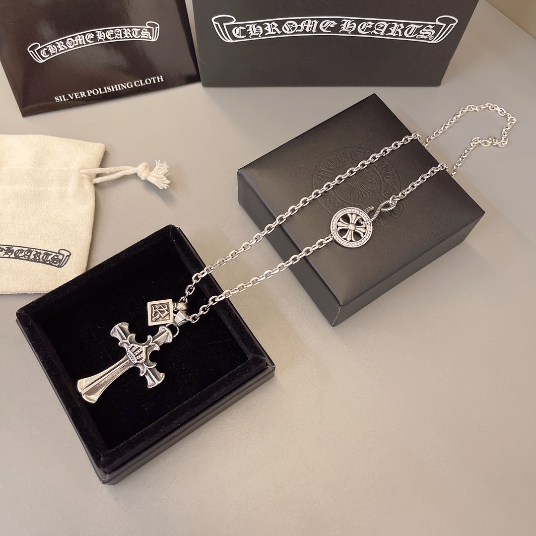 【CHROME HEARTS】ネックレス、新しいネックレス万能シンプルファッションオーナメント  241014-BRAND OFF
