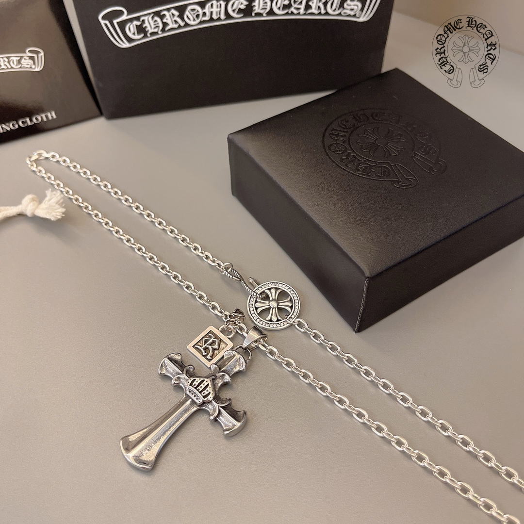 【CHROME HEARTS】ネックレス、新しいネックレス万能シンプルファッションオーナメント  241014-BRAND OFF