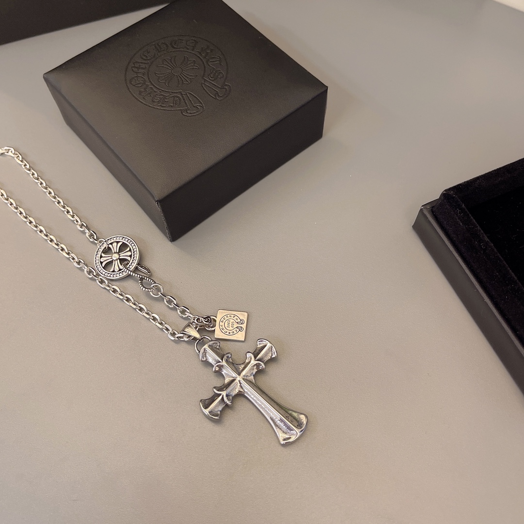 【CHROME HEARTS】ネックレス、新しいネックレス万能シンプルファッションオーナメント  241014-BRAND OFF