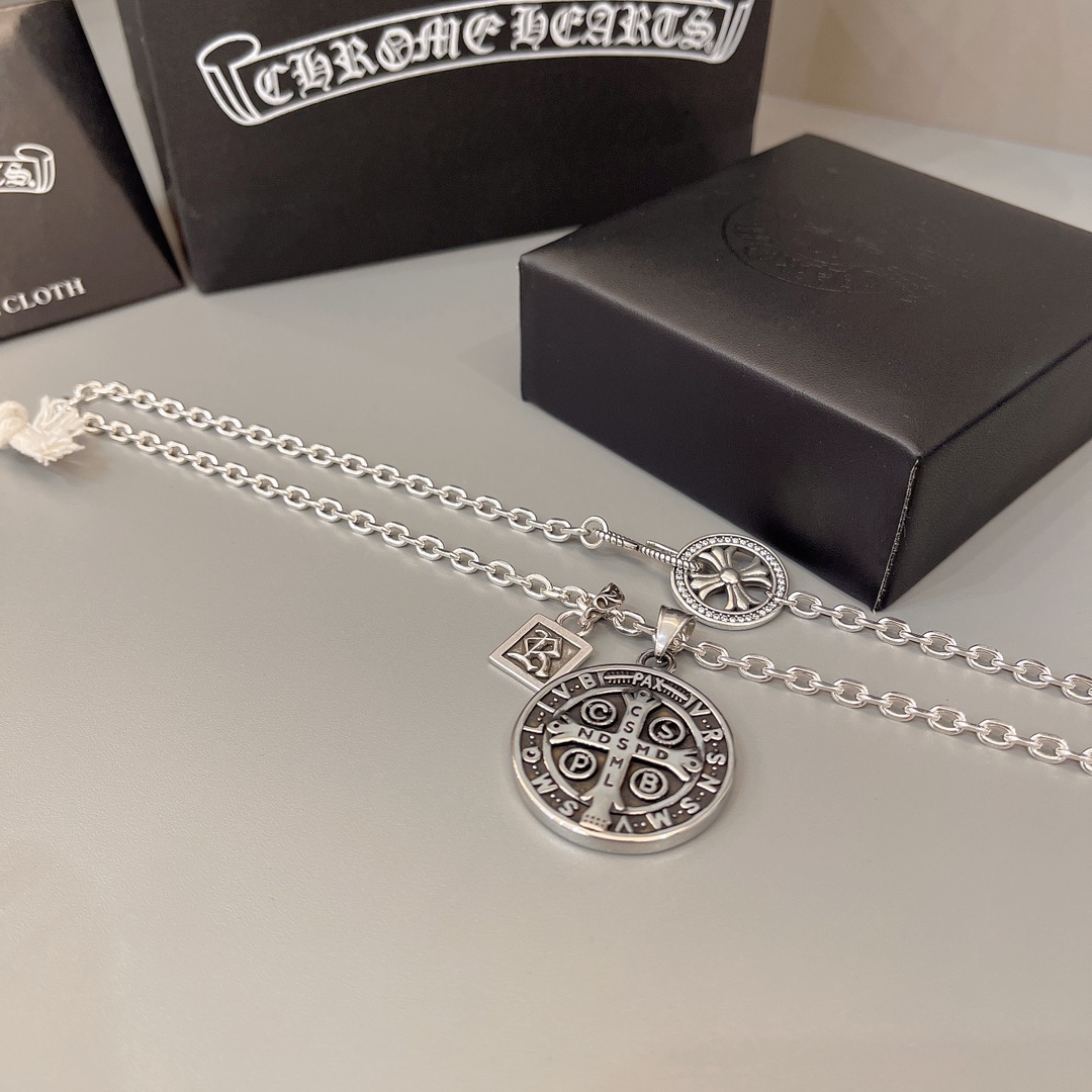 【CHROME HEARTS】ネックレス、新しいネックレス万能シンプルファッションオーナメント  241014-BRAND OFF