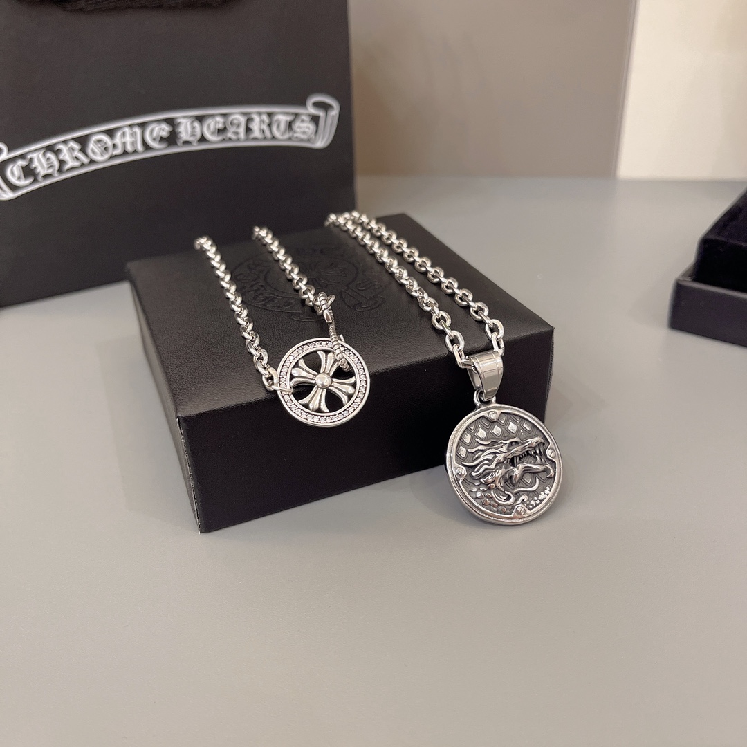 【CHROME HEARTS】クロムハーツ、新しいネックレス万能シンプルファッションオーナメント 2471-BRAND OFF