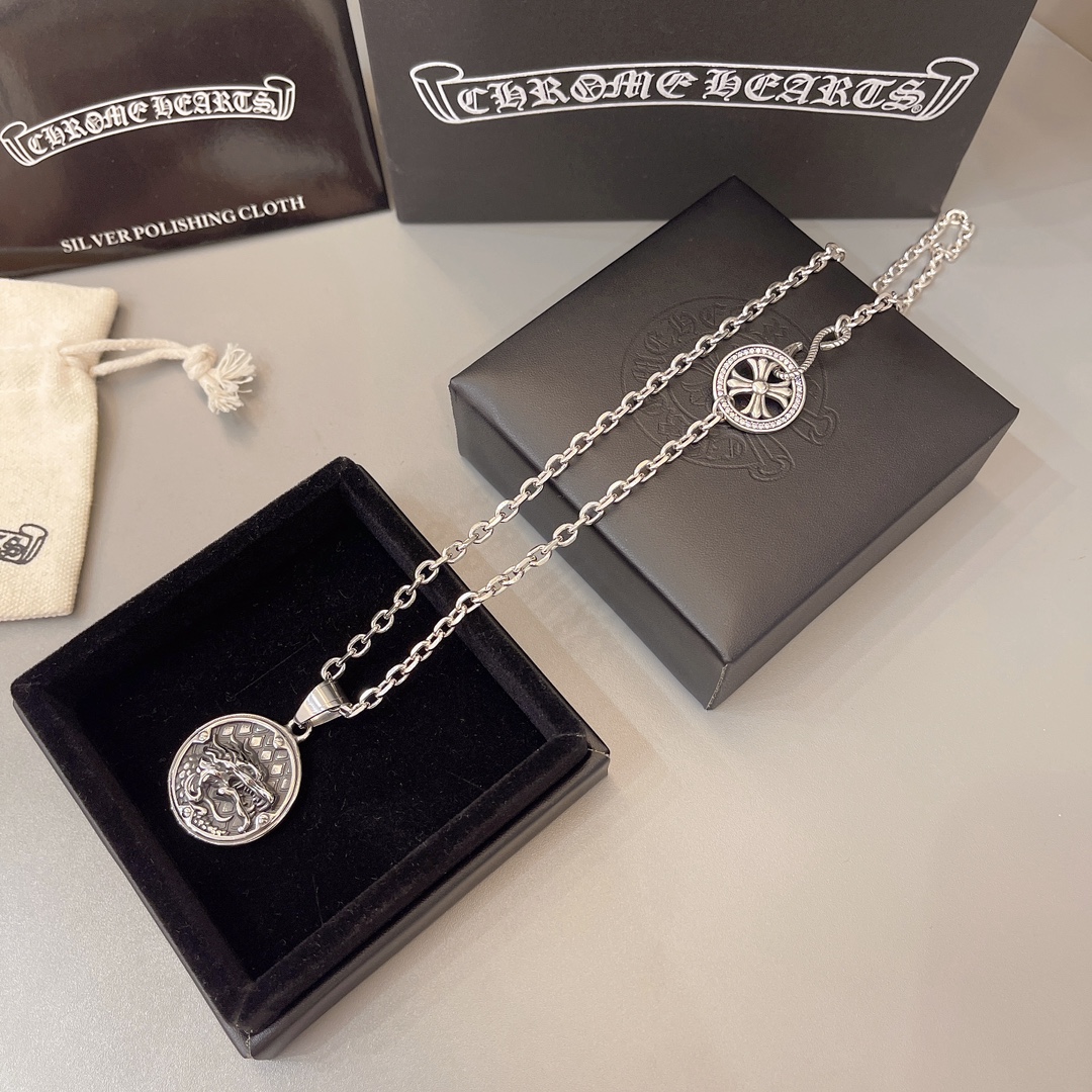 【CHROME HEARTS】クロムハーツ、新しいネックレス万能シンプルファッションオーナメント 2471-BRAND OFF