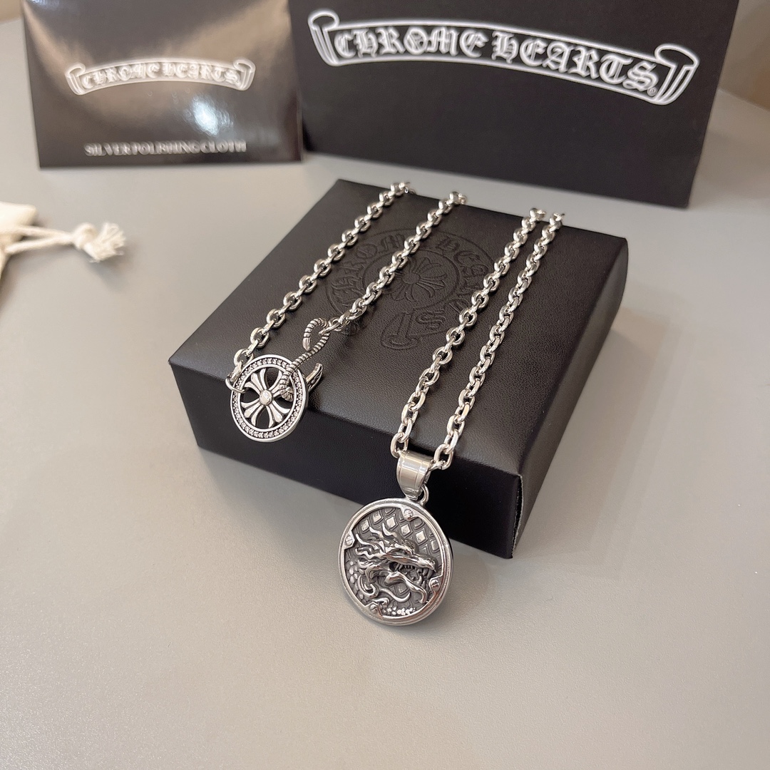 【CHROME HEARTS】クロムハーツ、新しいネックレス万能シンプルファッションオーナメント 2471-BRAND OFF